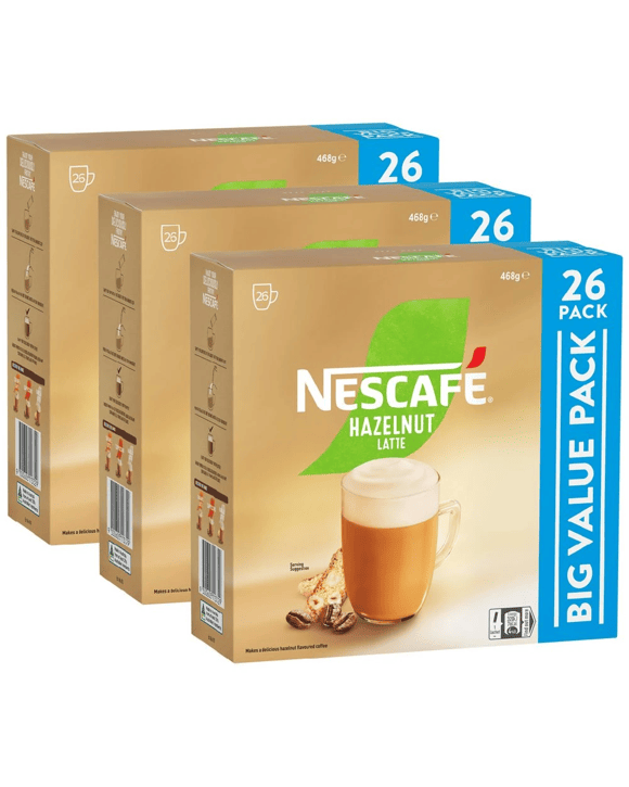 Nescafe Hazelnut Sachets 78 Pack