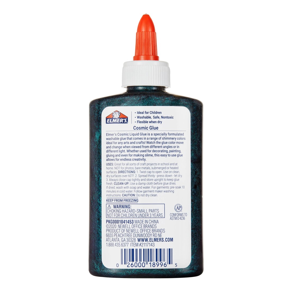 2 Elmer's Cosmic Liquid Glue 147ml - Teal and Purple, 2 of 5