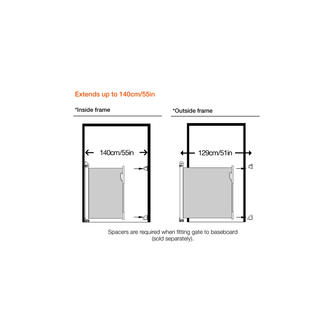 5 Dreambaby Retractable Safety Gate Indoor Outdoor For Children And Pets.
 - White, 5 of 6