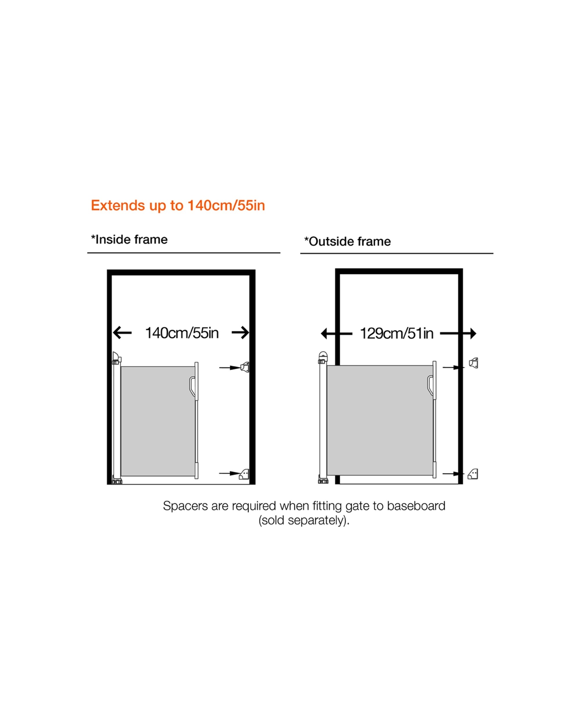 5 Dreambaby Retractable Safety Gate Indoor Outdoor For Children And Pets.
 - White, 5 of 6
