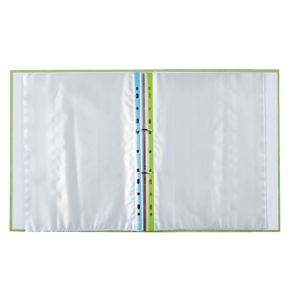 2 Keji Sheet Protector A4 Light Weight Coloured Spine 50 Pack, 2 of 4