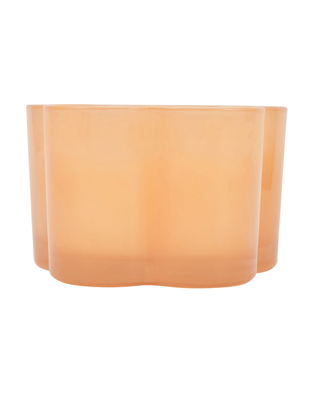 2 Peach Flower Glass Candle, 2 of 4