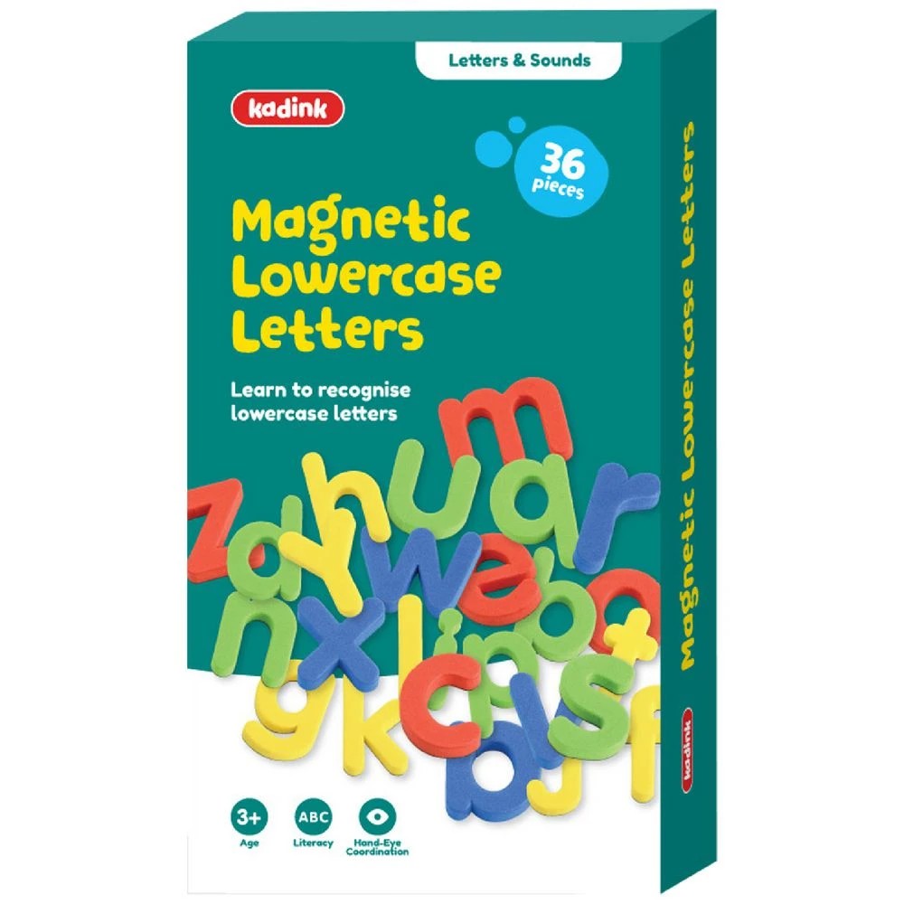 1 Kadink Chunky Foam Magnets Lowercase 36 Pack, 1 of 3