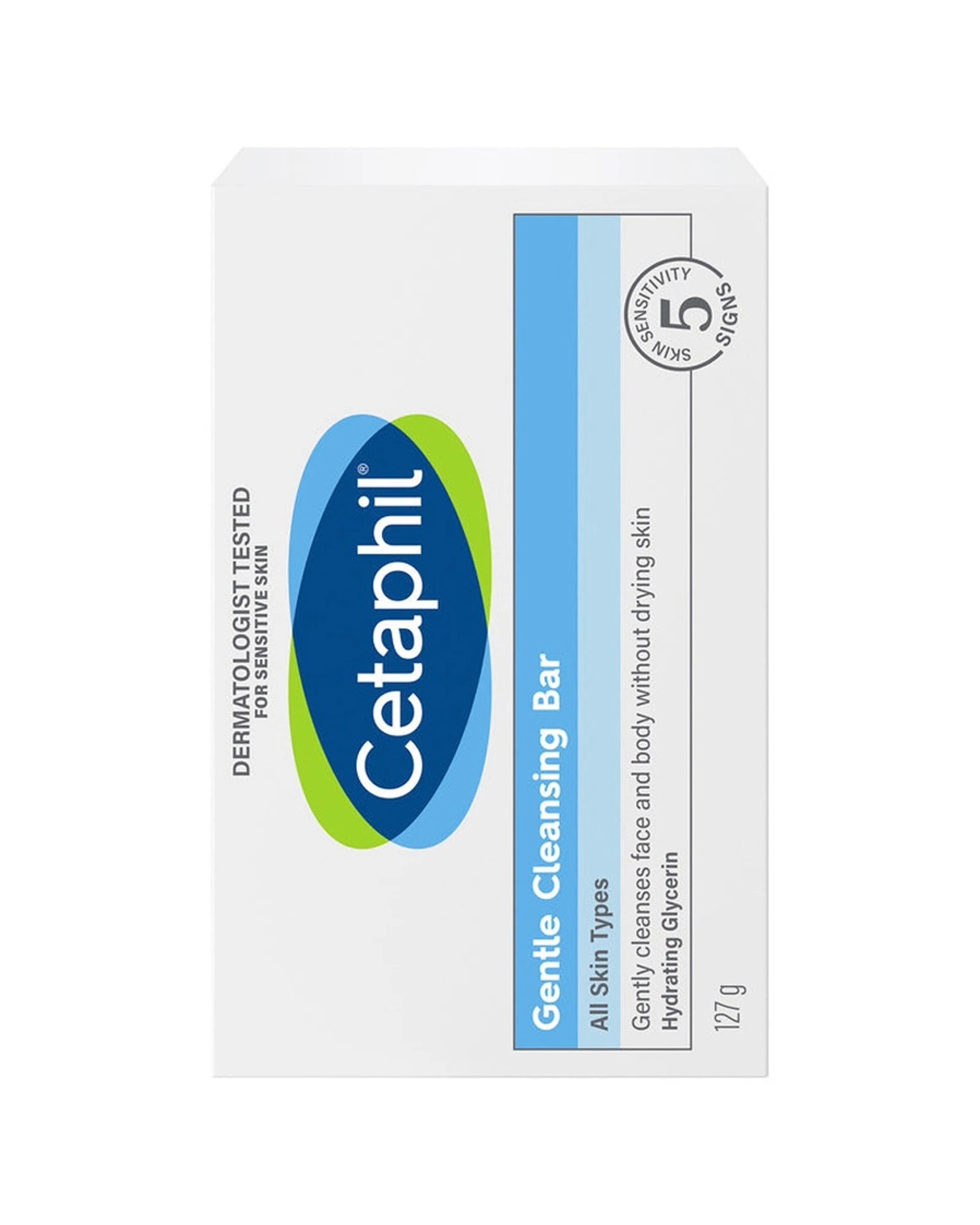 2 Cetaphil Gentle Cleansing Bar Hydrating Hypoallergenic Soap 127g - White, 2 of 4