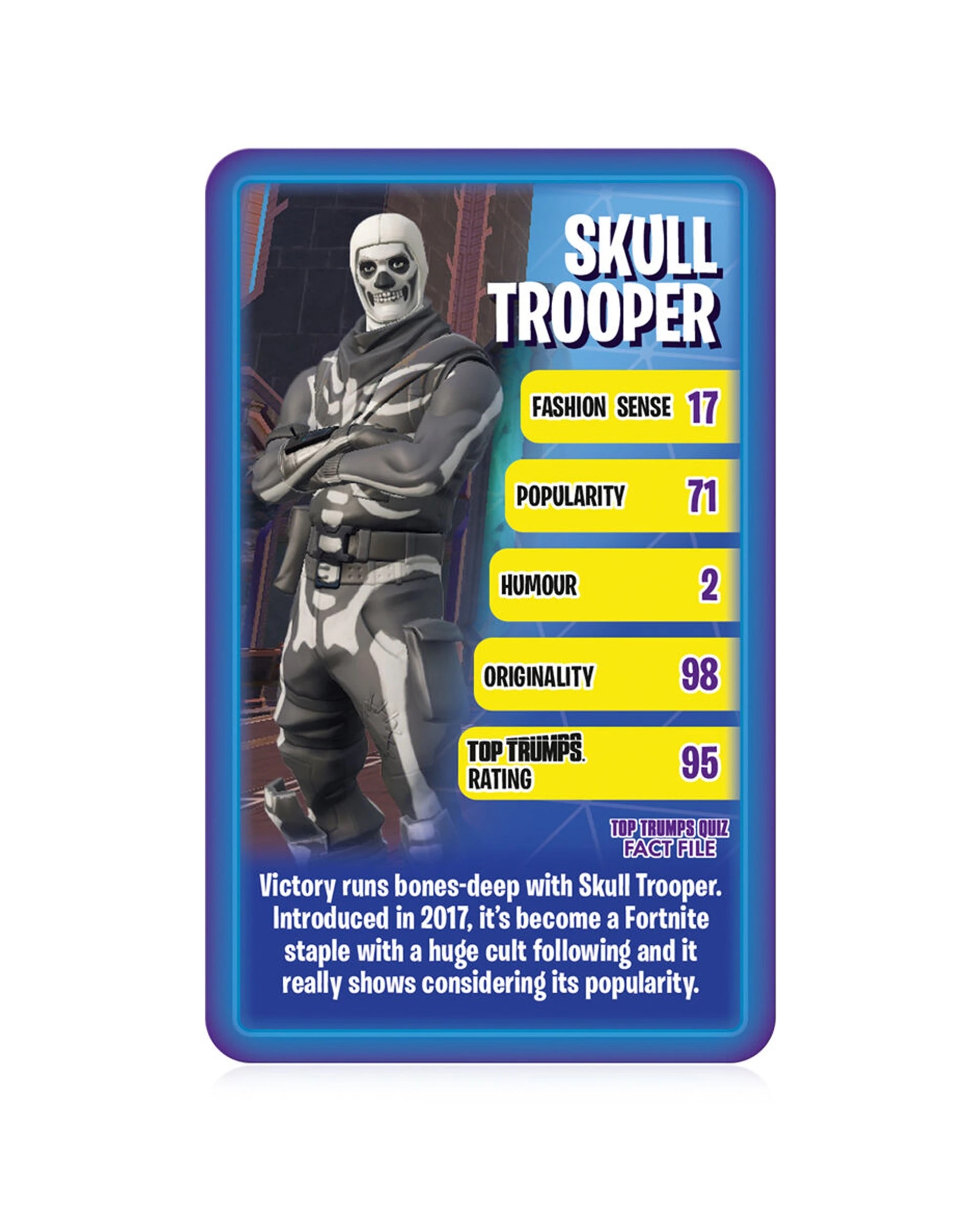 8 TOP TRUMPS 2PK The Independent And Unofficial Guide To Fortnite V2 Card Game - Blue, 8 of 8