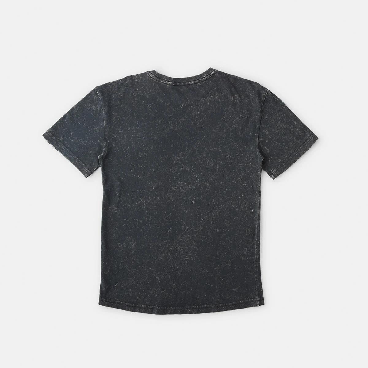 9 Short Sleeve Acid Wash Print T-shirt Wash Ash, 9 of 9