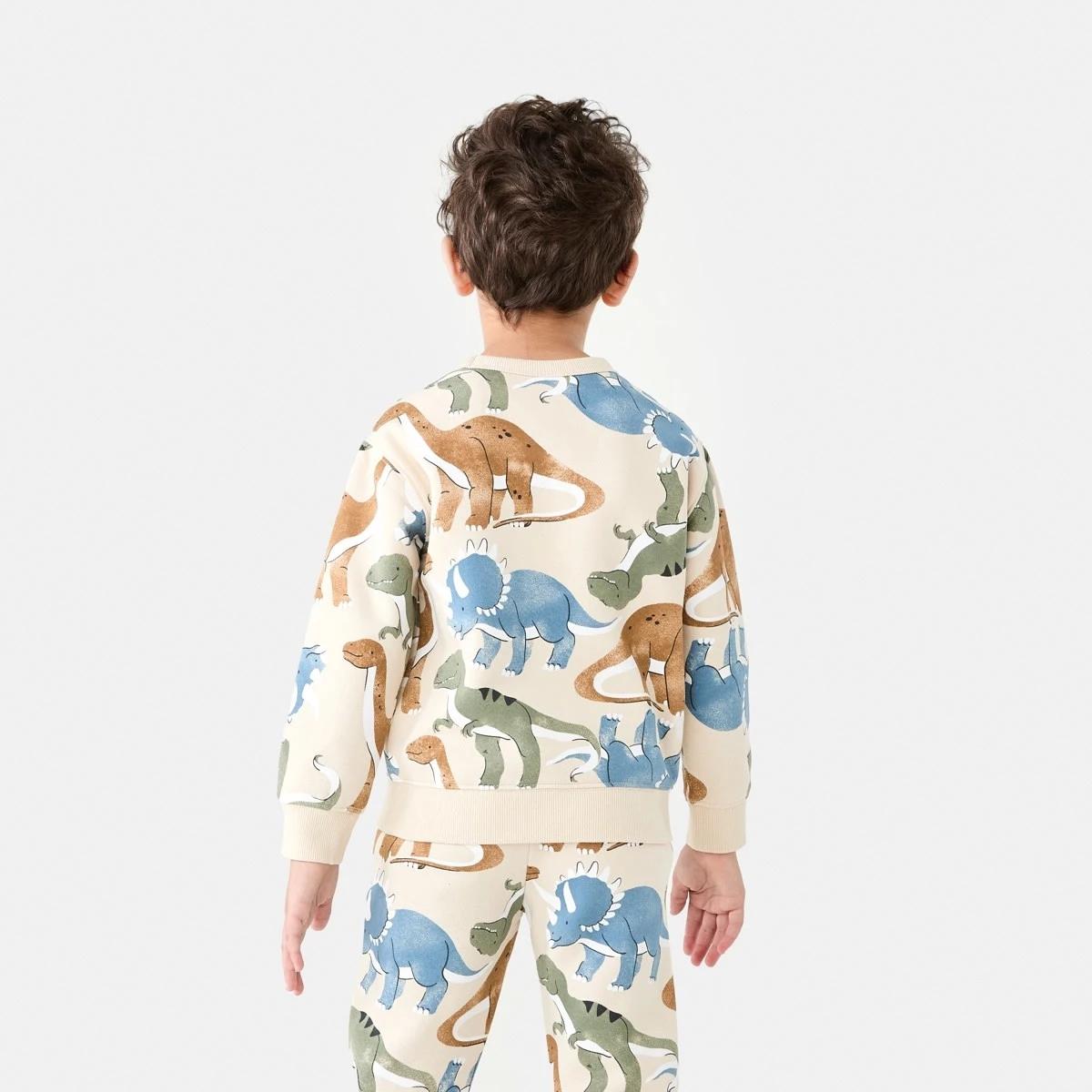 2 All Over Print Crew Neck Sweatshirt Bge Dino, 2 of 9