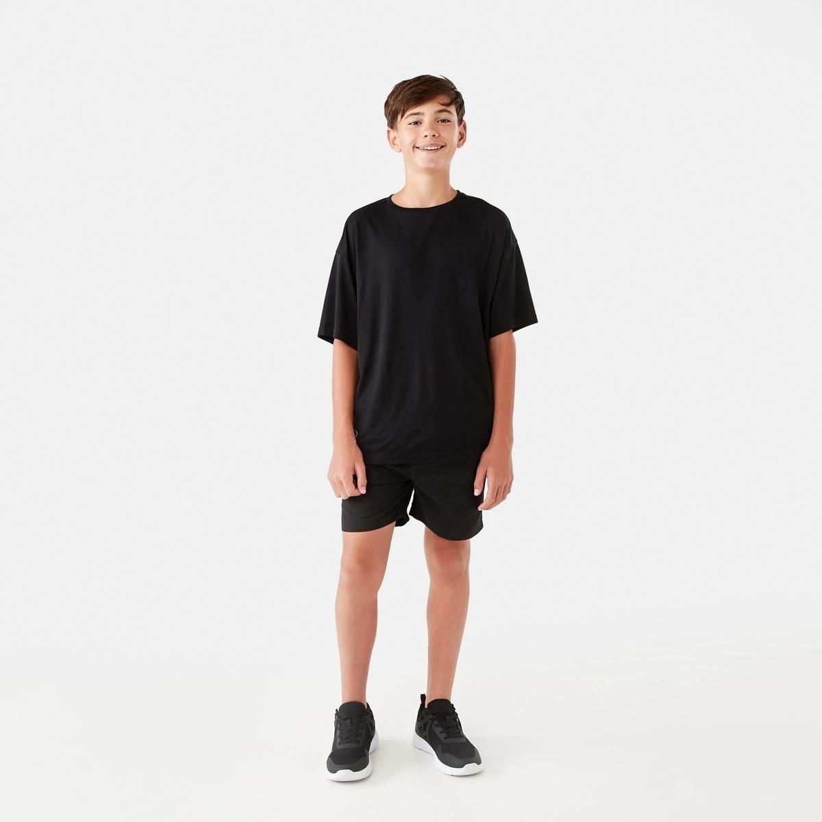 6 Active Kids Performance T-shirt Black, 6 of 9