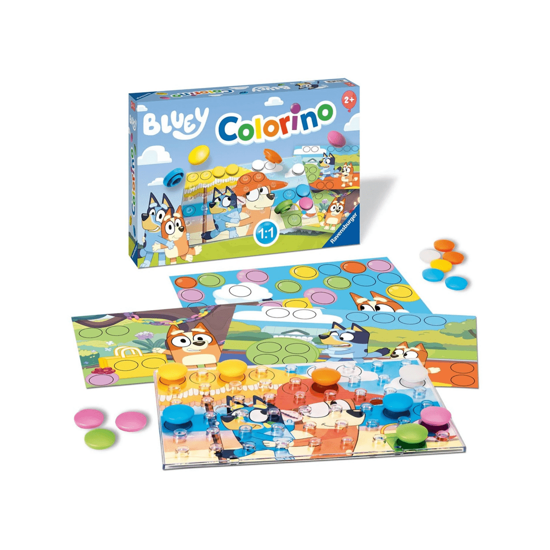2 Ravensburger Bluey Colorino, 2 of 2