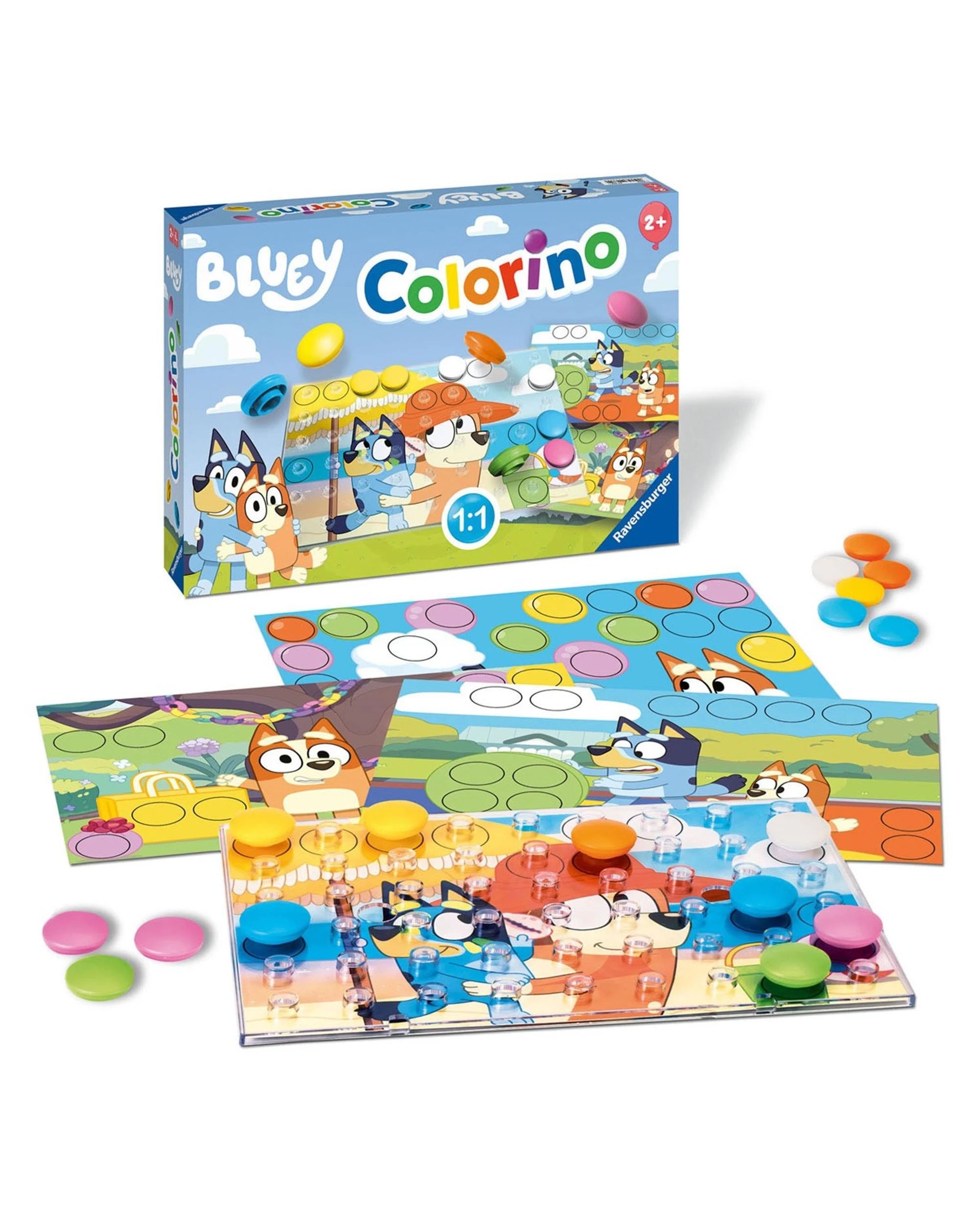 2 Ravensburger Bluey Colorino, 2 of 2