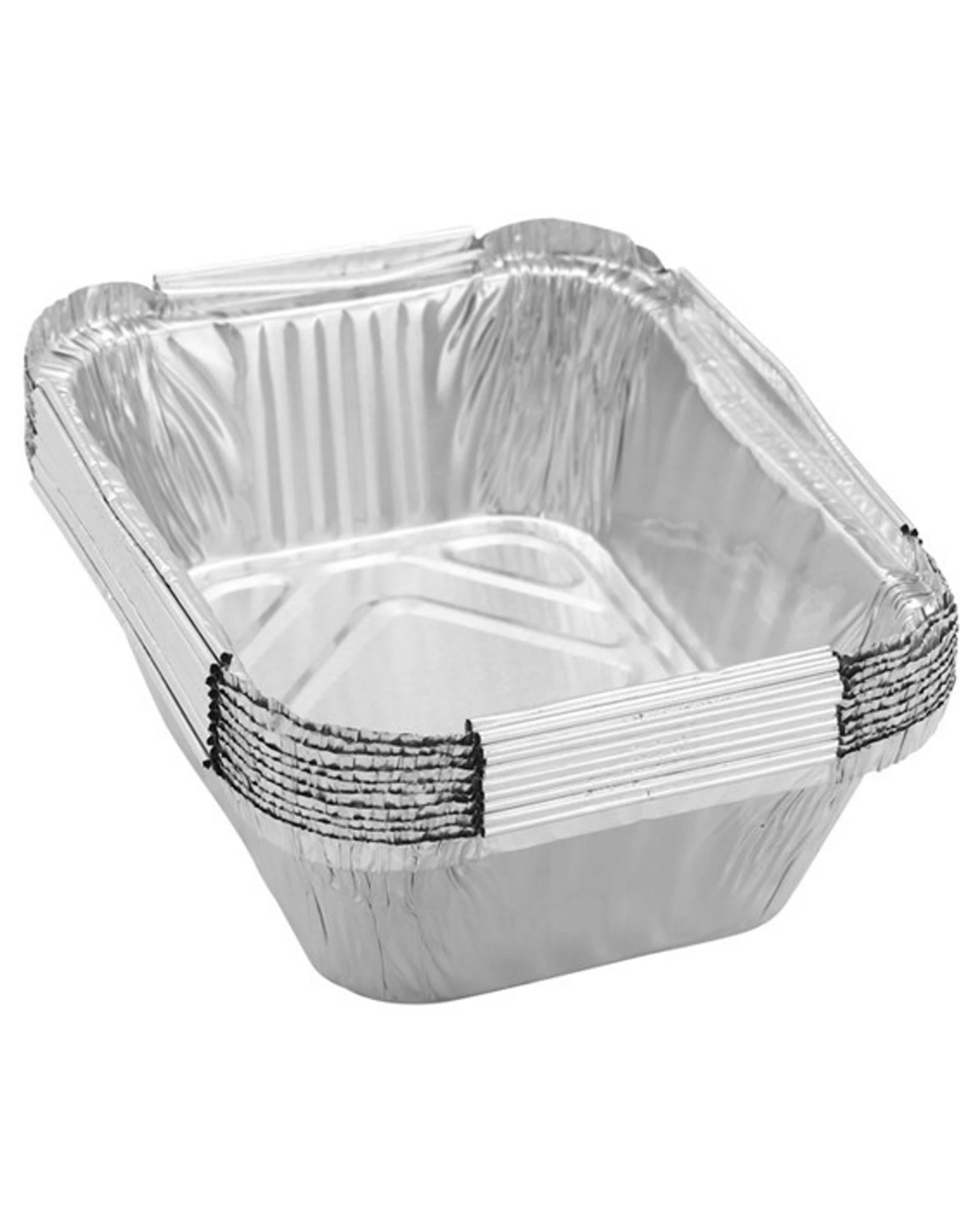 4 Lemon & Lime Small Foil Trays With Lids 15cm x 12cm x 4.5cm Pack of 10, 4 of 4