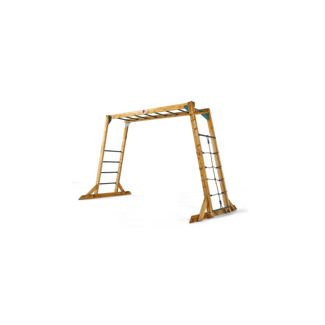 2 Plum Play Au Wooden Monkey Bars Outdoor Climbing Frame With Rope And Ladder
 - Multi, 2 of 2