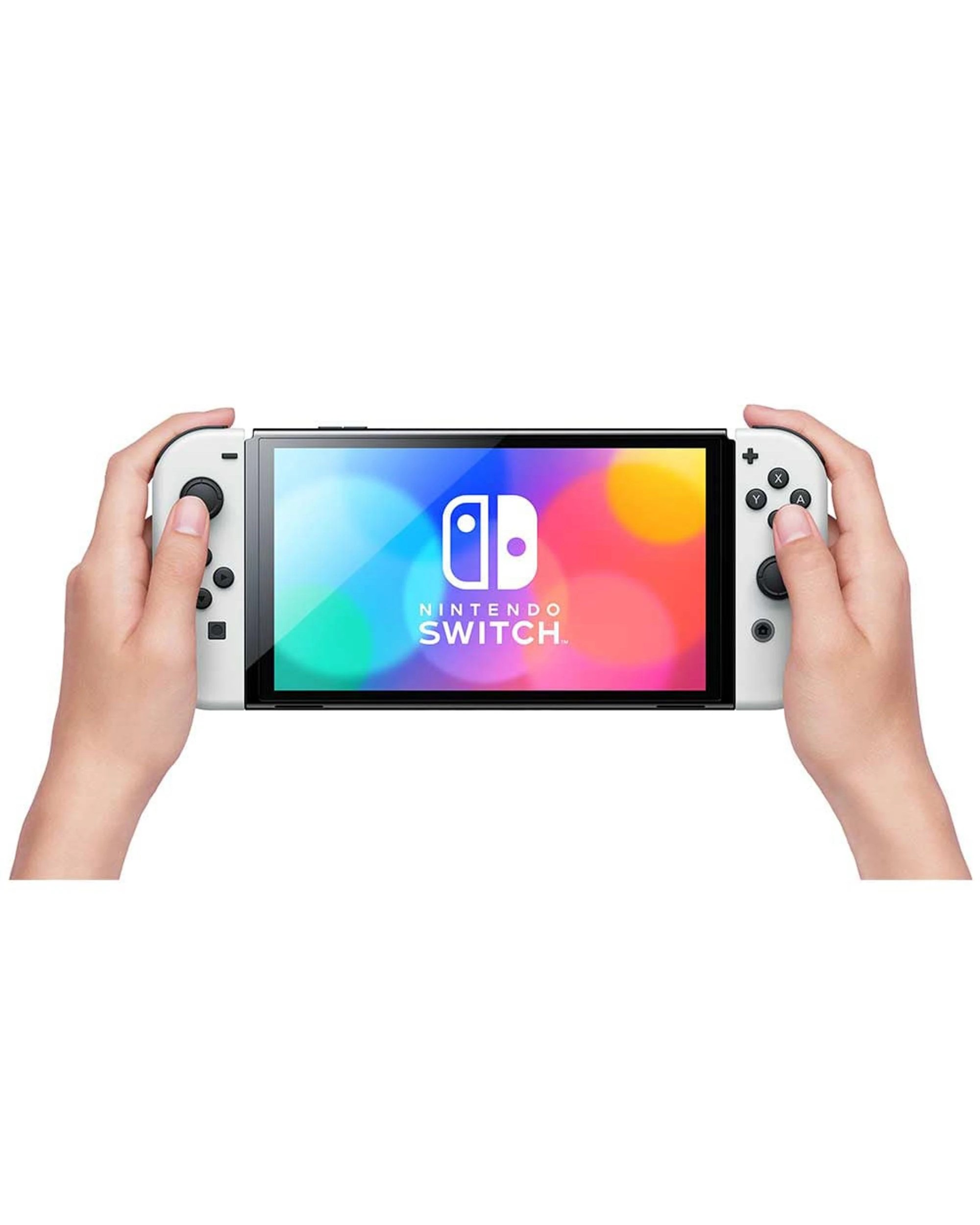 2 Nintendo Switch OLED Model White Console - White, 2 of 7