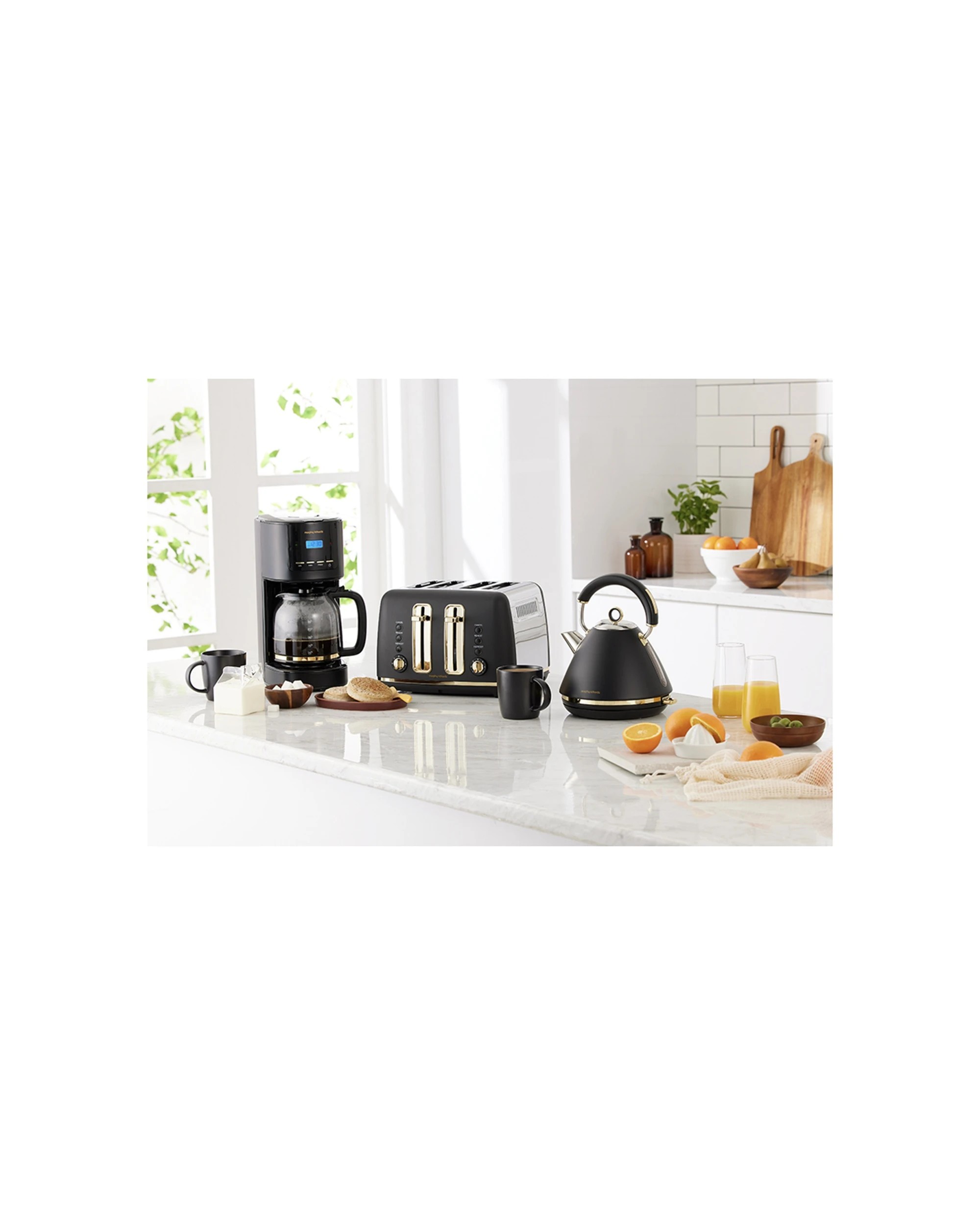 6 Morphy Richards Ascend Adjustable 4 Slice Toaster W/crumb Tray 2000w - black, 6 of 7