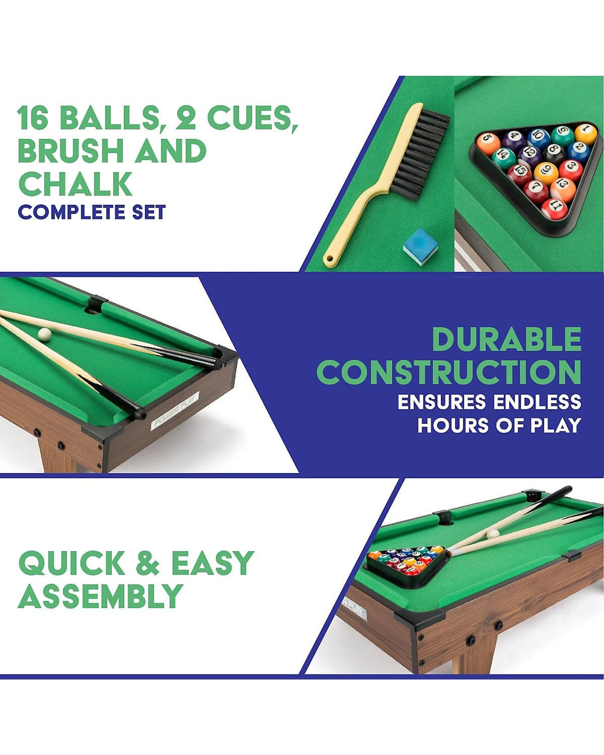 3 Power Play 25 inch Pool Table, 3 of 6