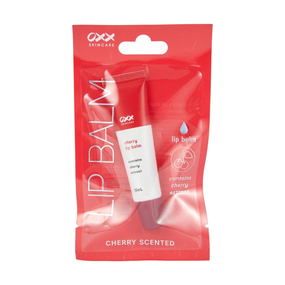 1 OXX Skincare Lip Balm 15ml - Cherry Scented, 1 of 5