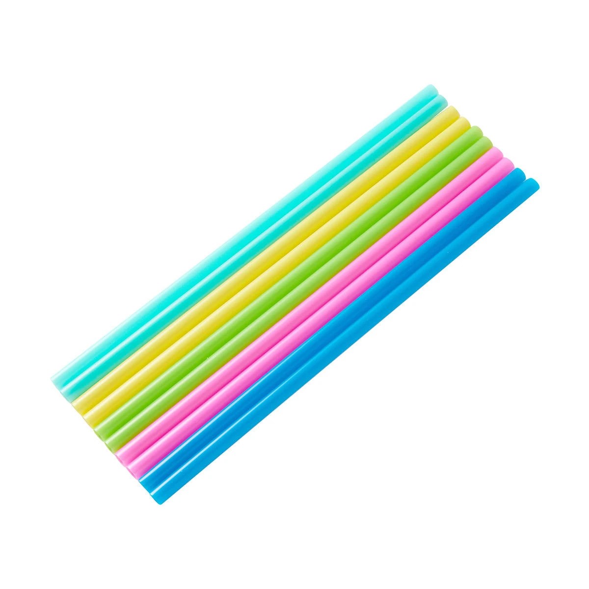 3 10 Piece Reusable Bright Straws, 3 of 9