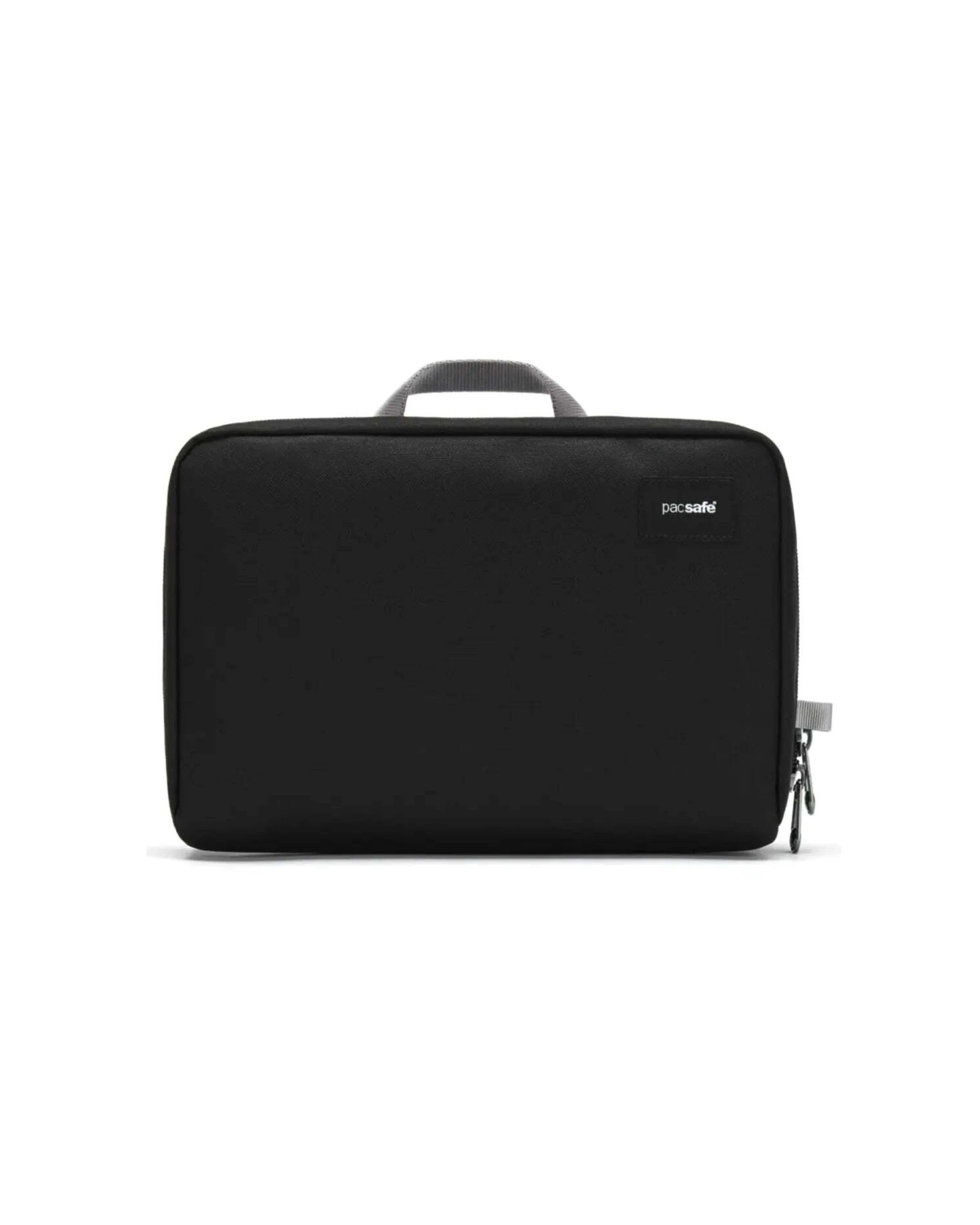 6 Pacsafe RFIDsafe Gear Pouch RFID Blocking Travel Organiser Accessory Jet - Black, 6 of 8