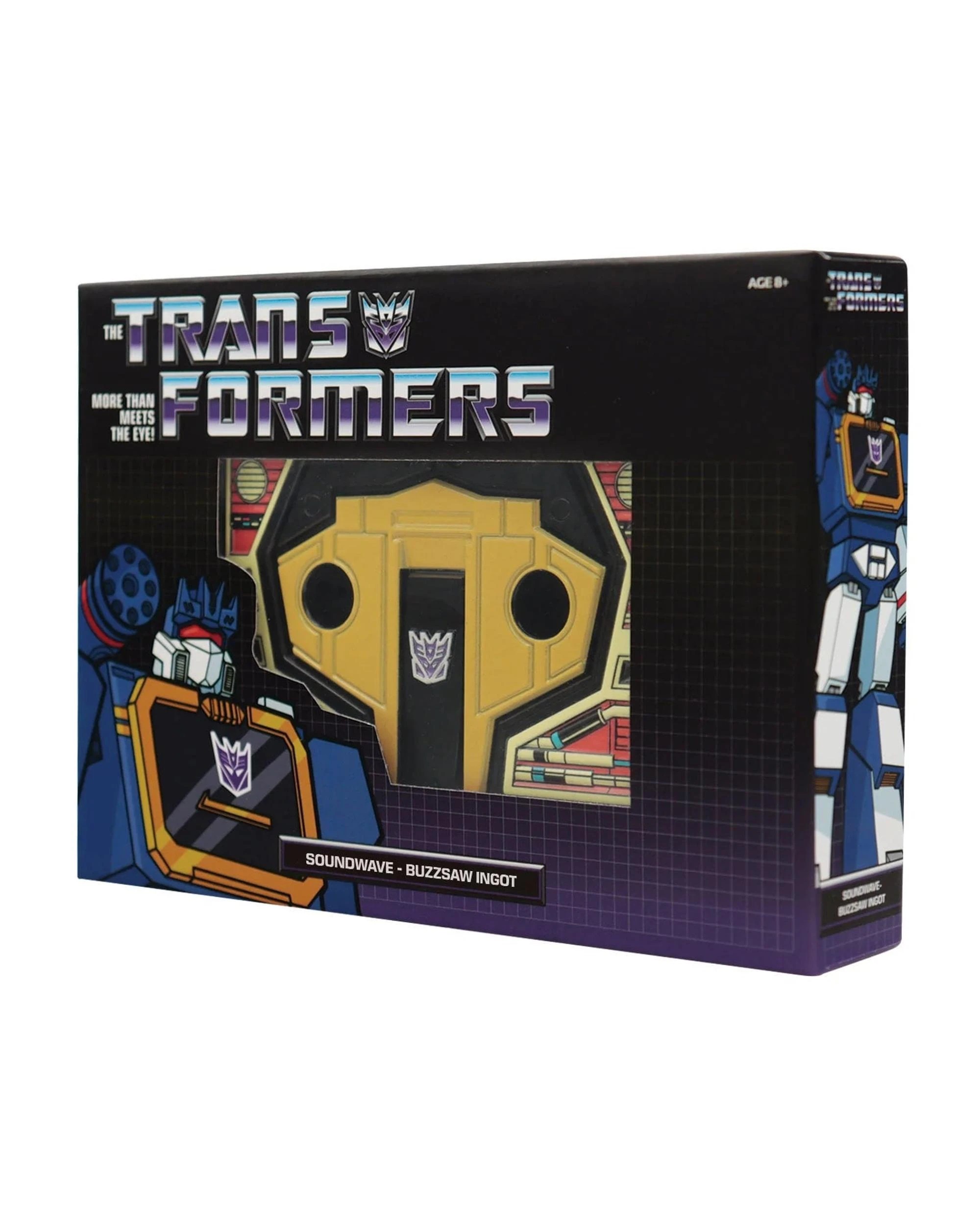 2 Fanattik Transformers Soundwave/Buzzsaw Cassette Tape Limited Edition Ingot, 2 of 10