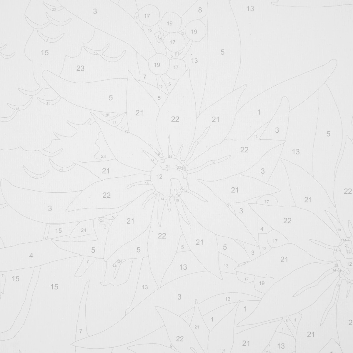 7 3 Pack Paint by Numbers - Floral, 7 of 9