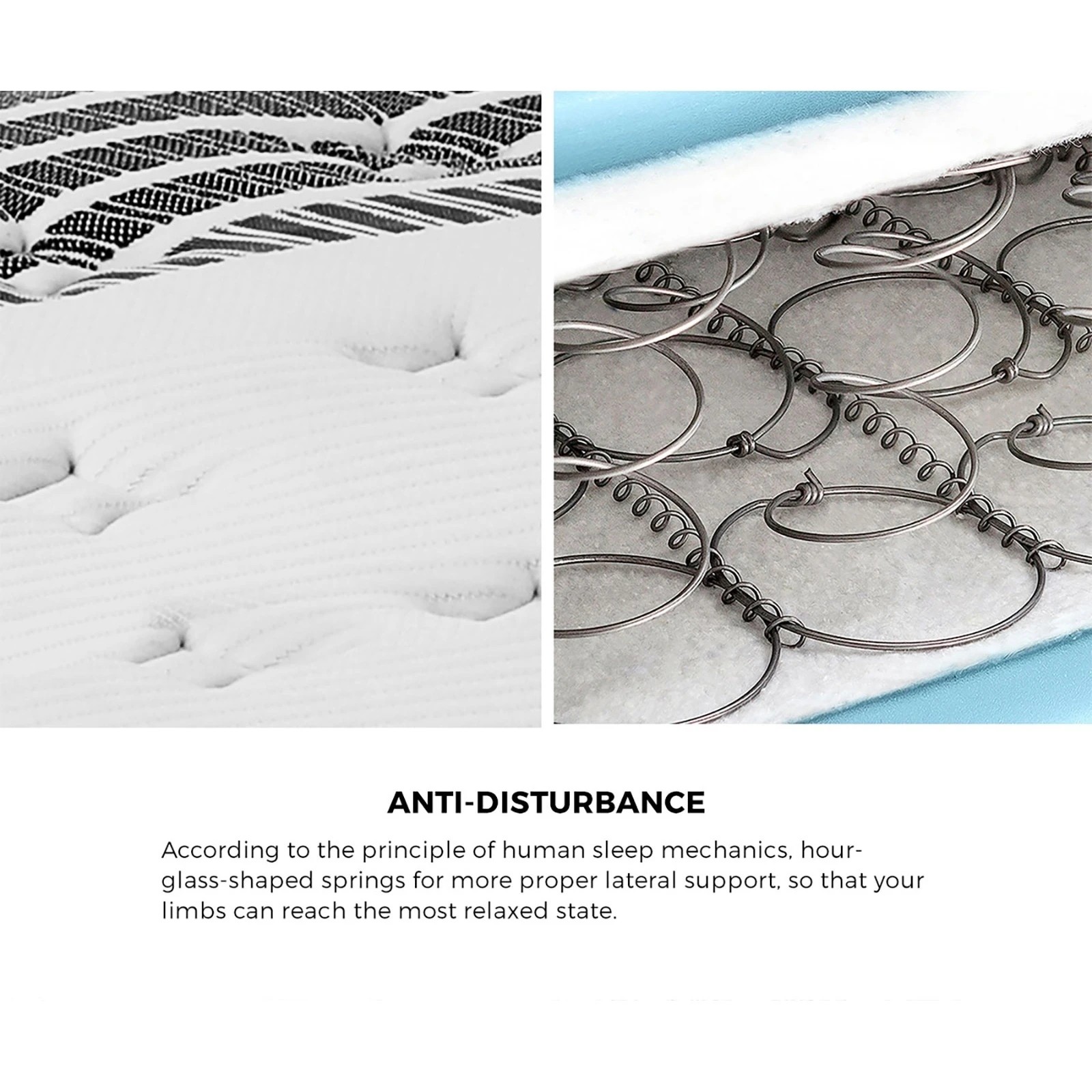 8 Oikiture Kids Bed Frame And Mattress Timber House Teepee Triangle Beds Single
 - Multi, 8 of 10