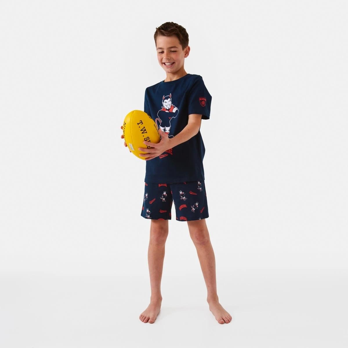 2 Active Kids AFL Pyjama Set Melbourne, 2 of 10