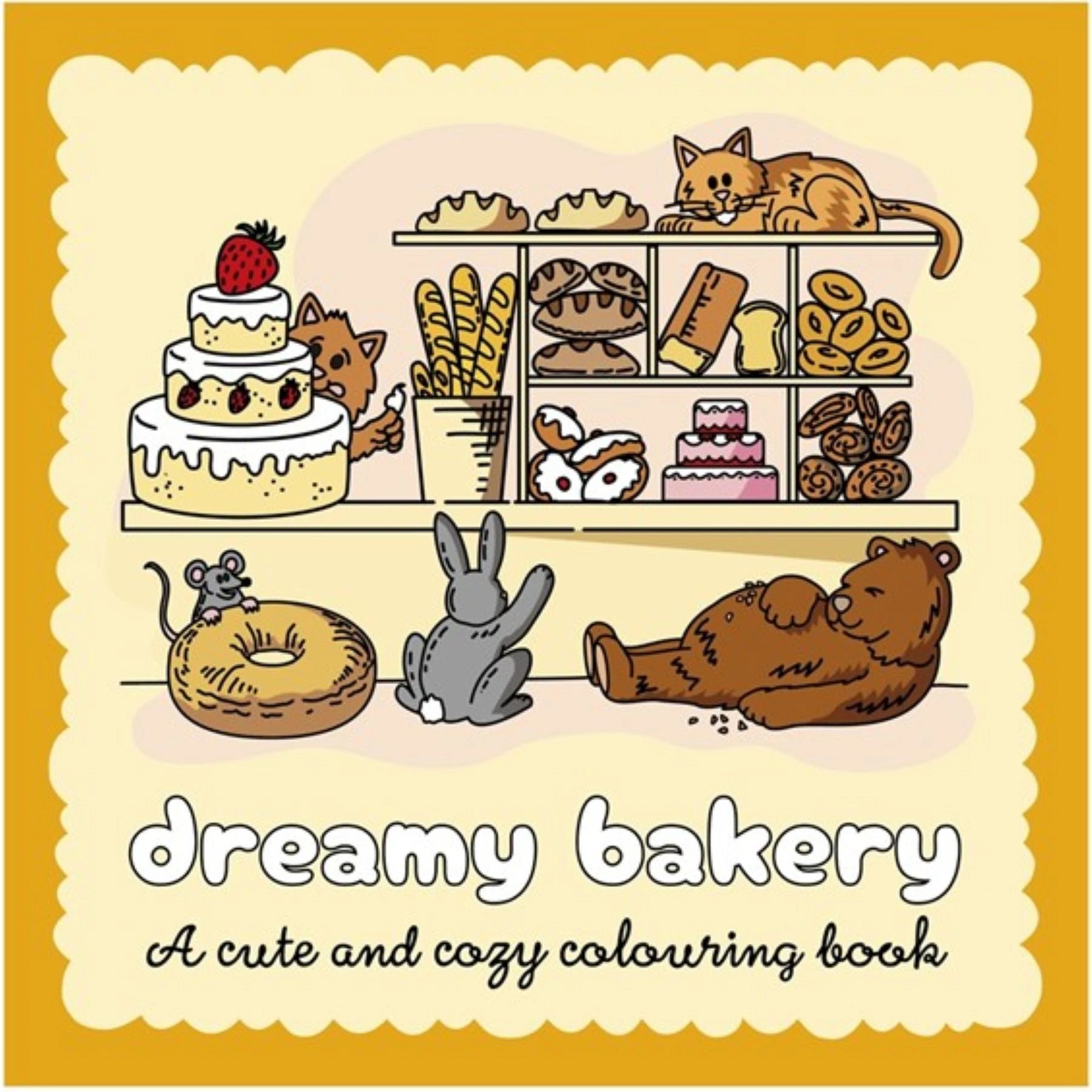 1 Dreamy Bakery: A Cute and Cozy Colouring Book by Ollie Brown - Book, 1 of 4