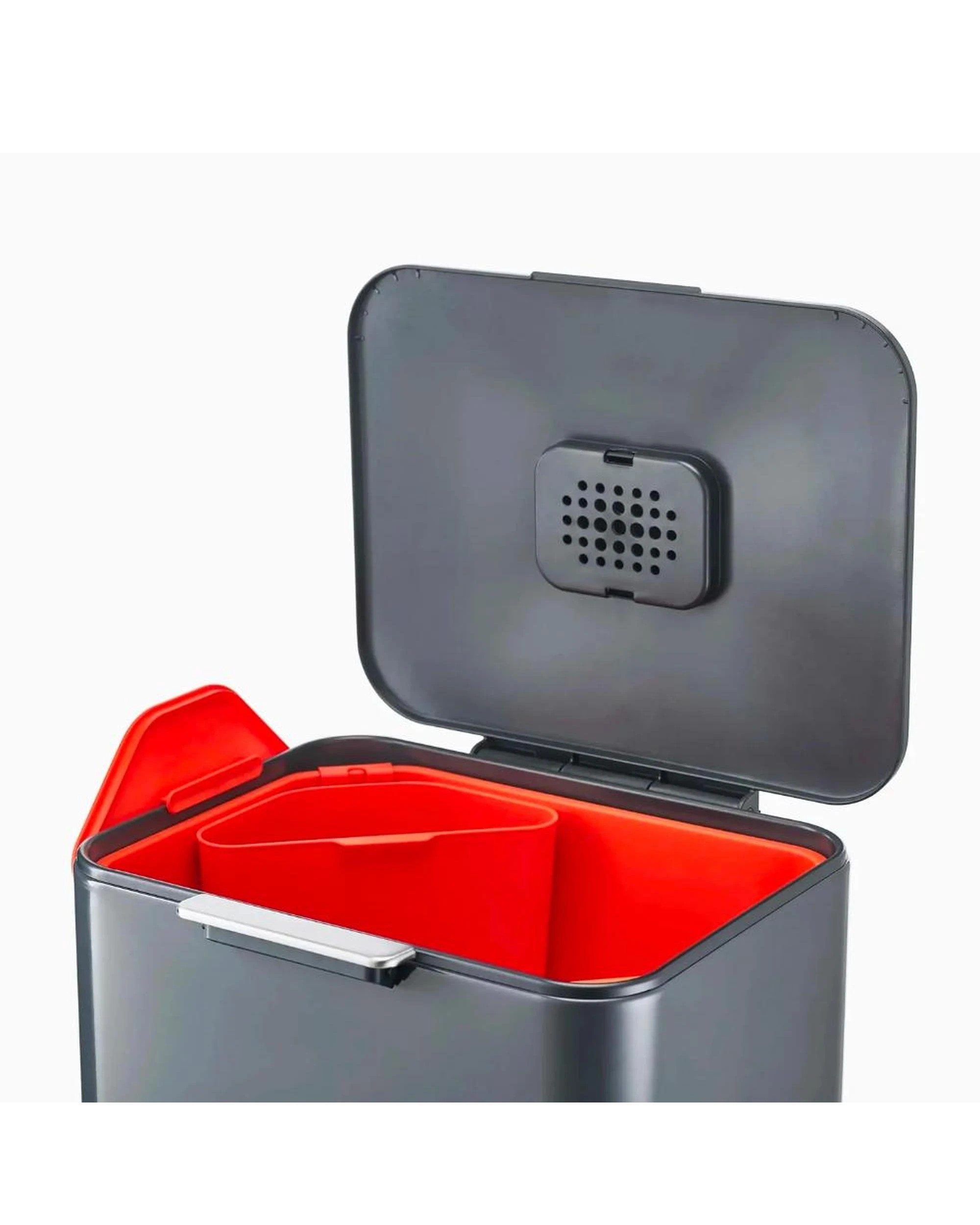 2 Joseph Joseph Totem Max Waste Separation 60L Bin Graphite 30062, 2 of 10