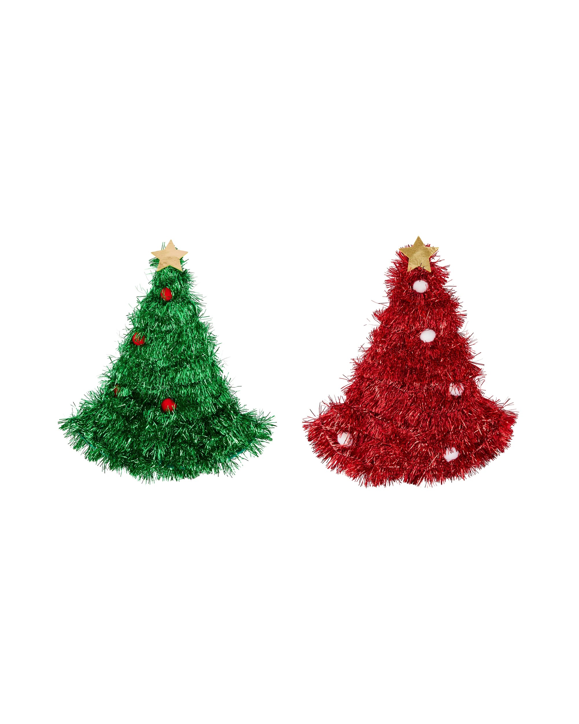 1 Tinsel Tree Christmas Hat - Assorted, 1 of 4