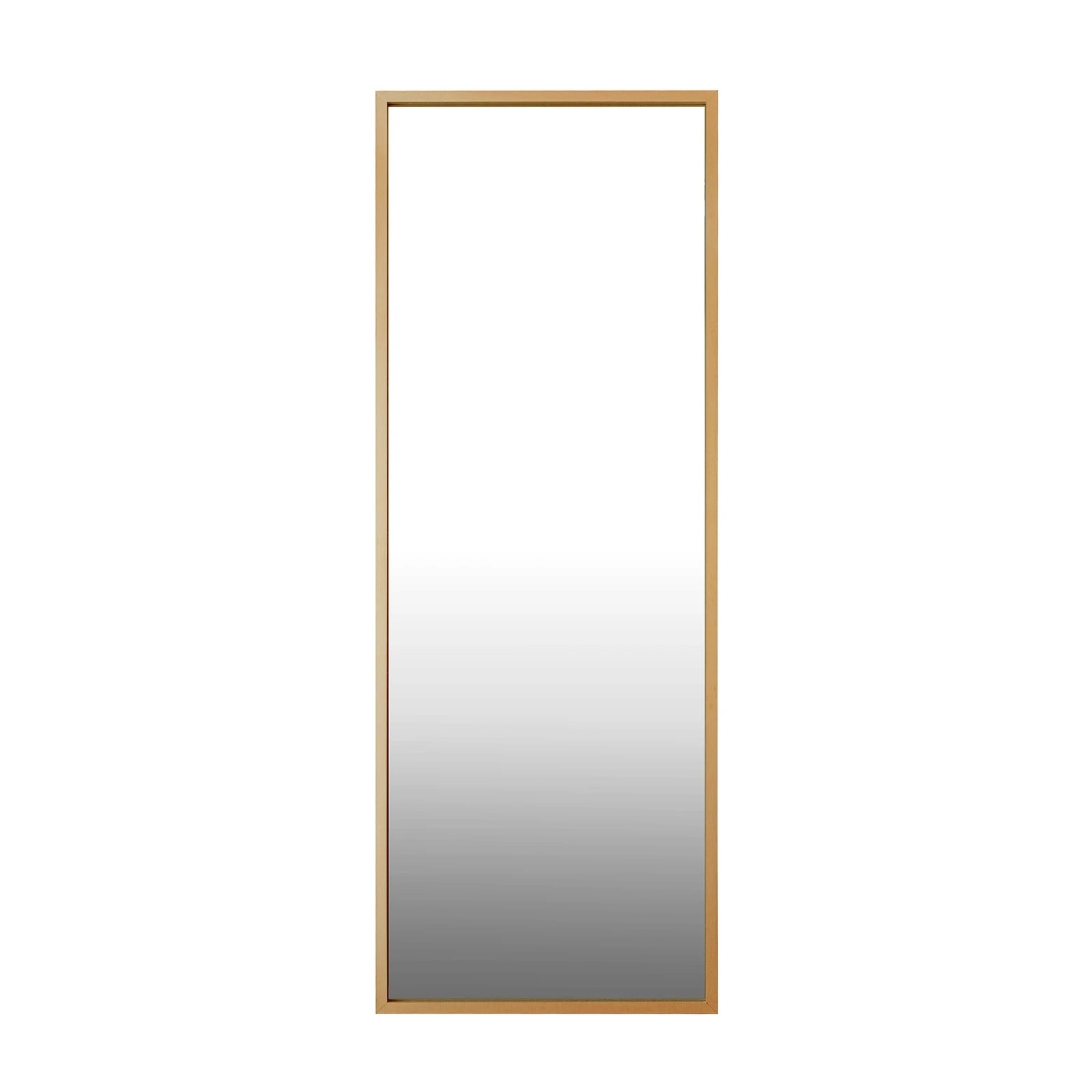 8 Oikiture Wood 166x60cm Full Length Mirror Rectangle Floor Mirrors Free Standing
 - Natural, 8 of 9