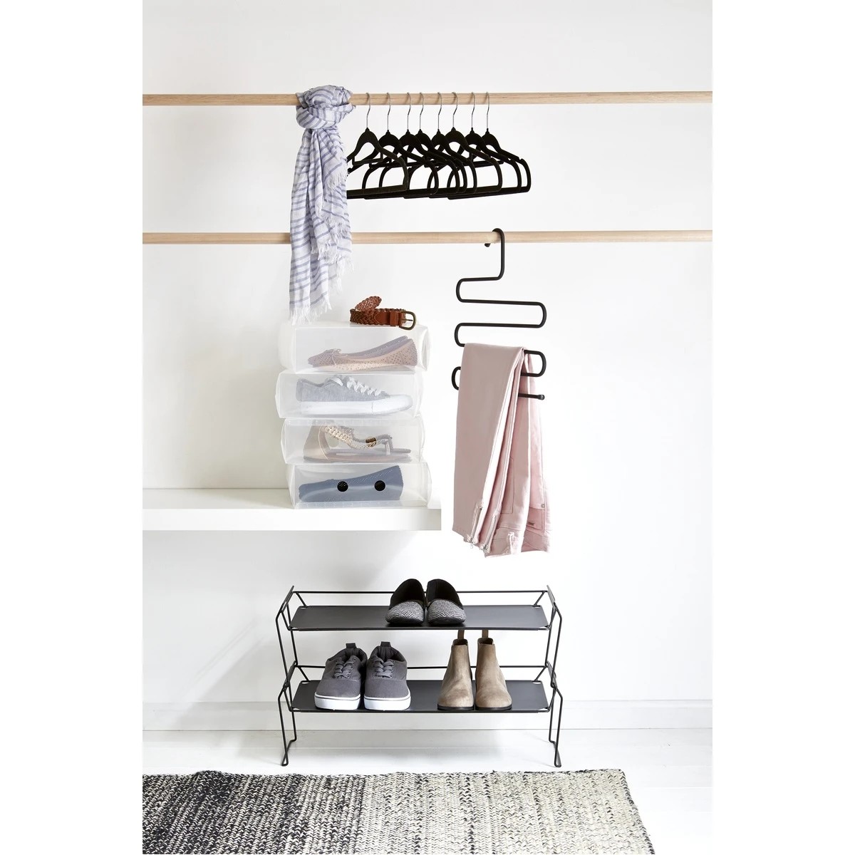 3 Flocked Hangers - Pack of 8, 3 of 3