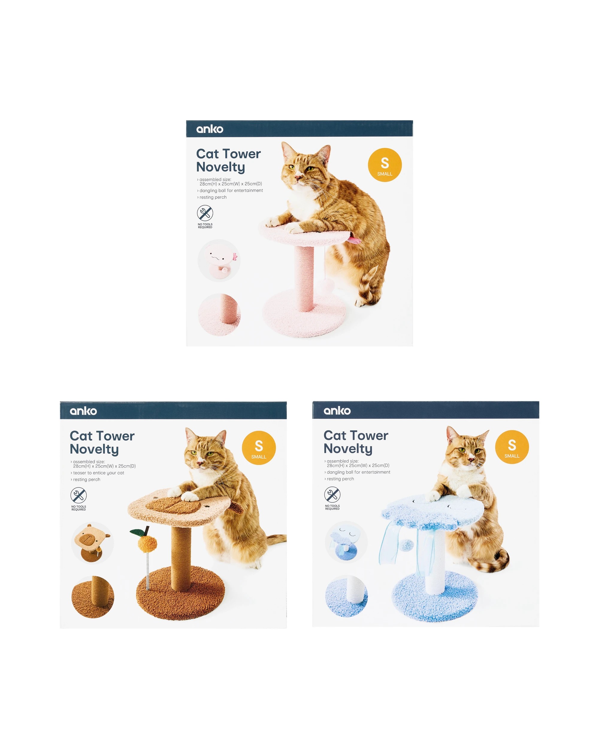 8 Cat Tower Novelty - Assorted, 8 of 8