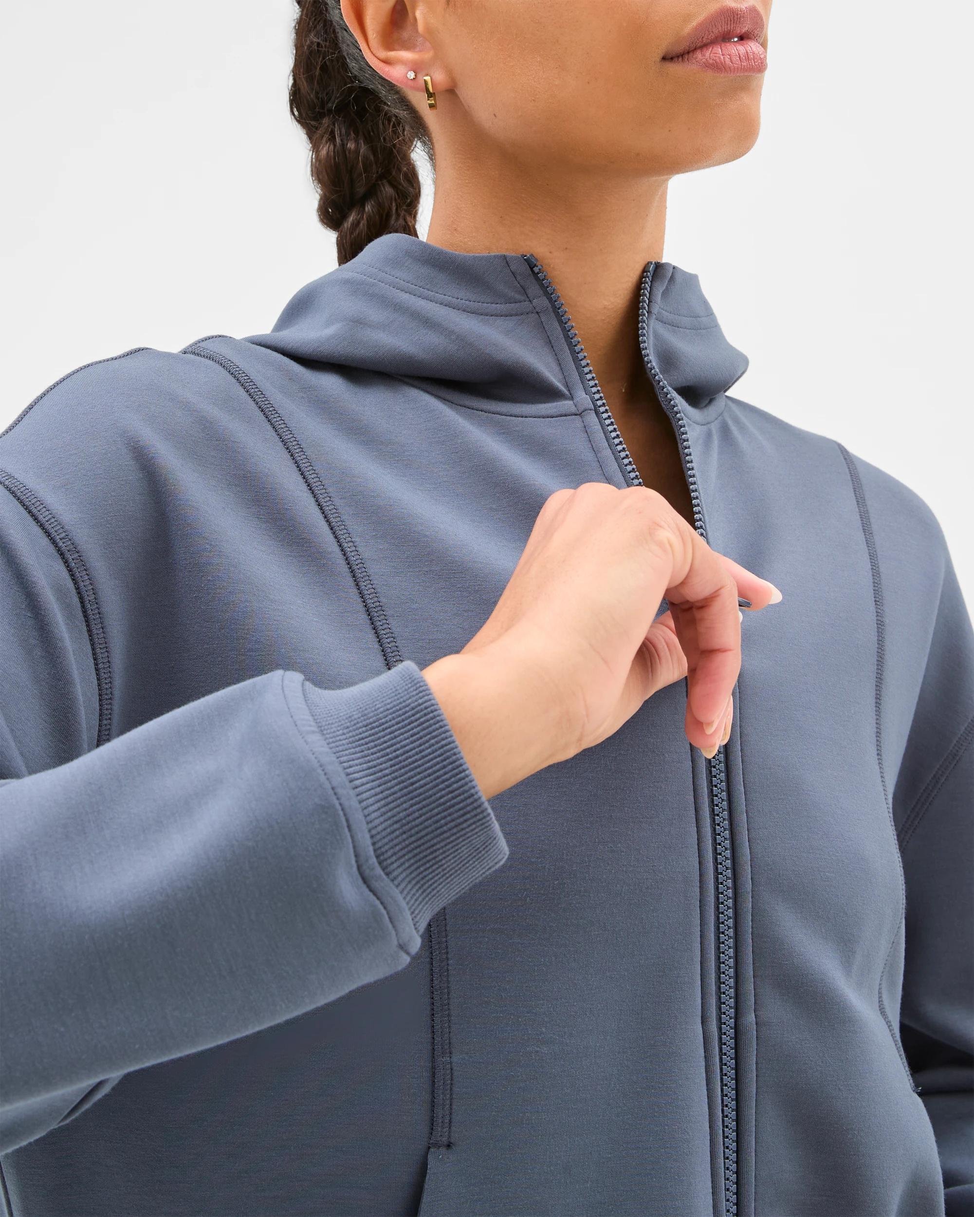 5 Target Active Movement Lounge Zip Through Jacket SMOKE, 5 of 7