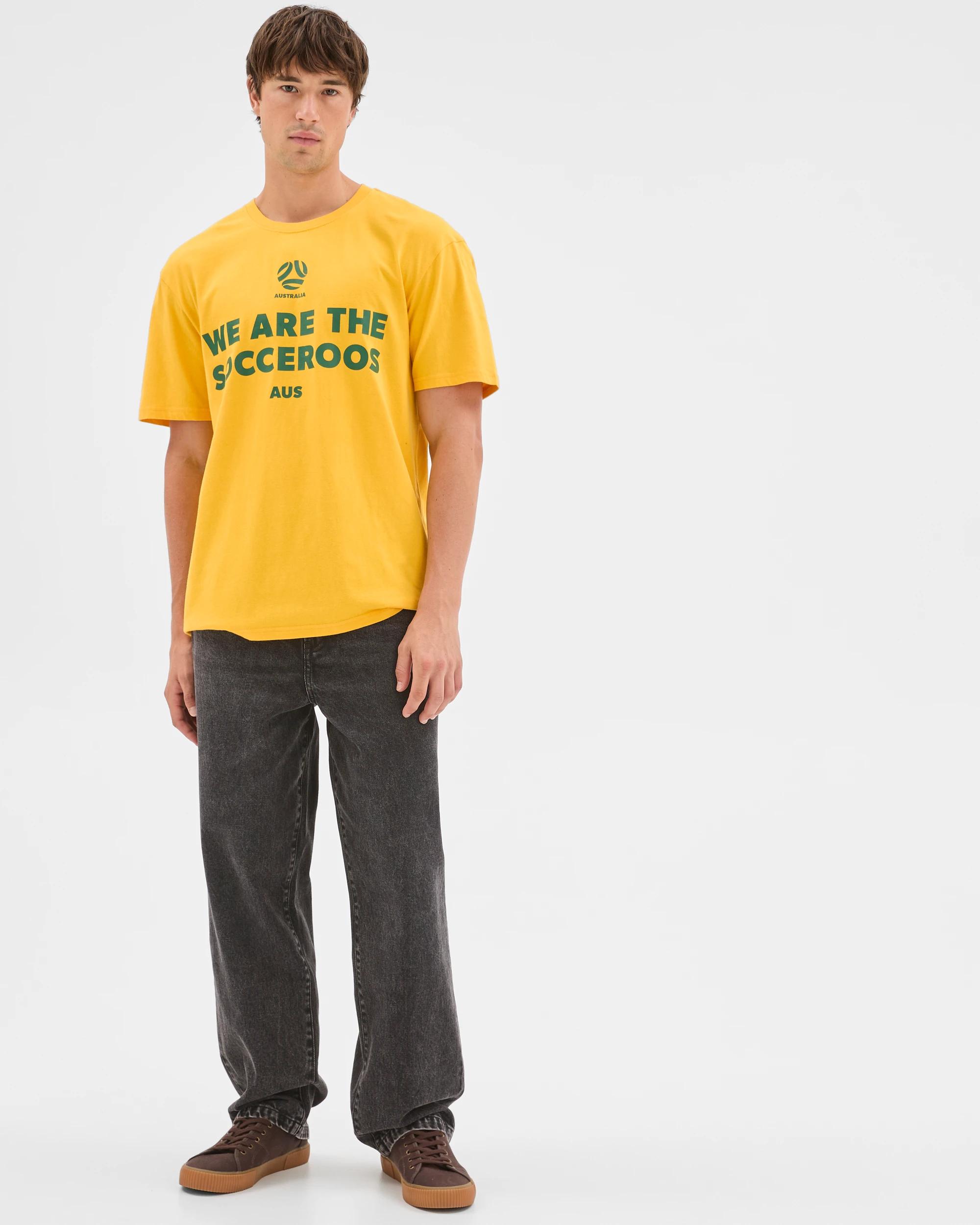 2 Socceroos Short Sleeve T-Shirt GOLD, 2 of 6