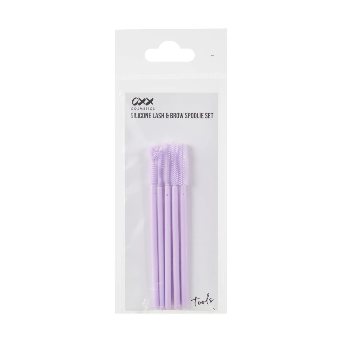 1 OXX Cosmetics Silicone Lash and Brow Spoolie Set - Purple, 1 of 8