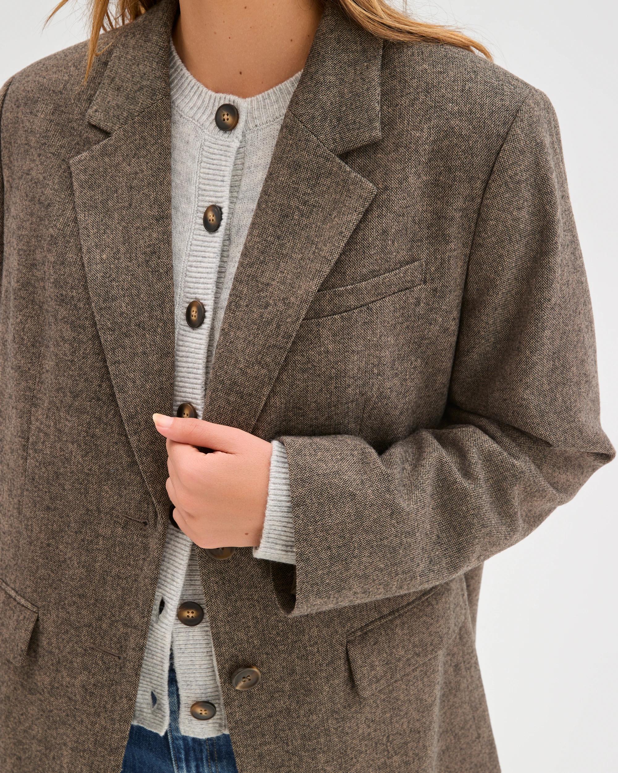 5 Target Woman Oversized Tweed Blazer TWEED, 5 of 8