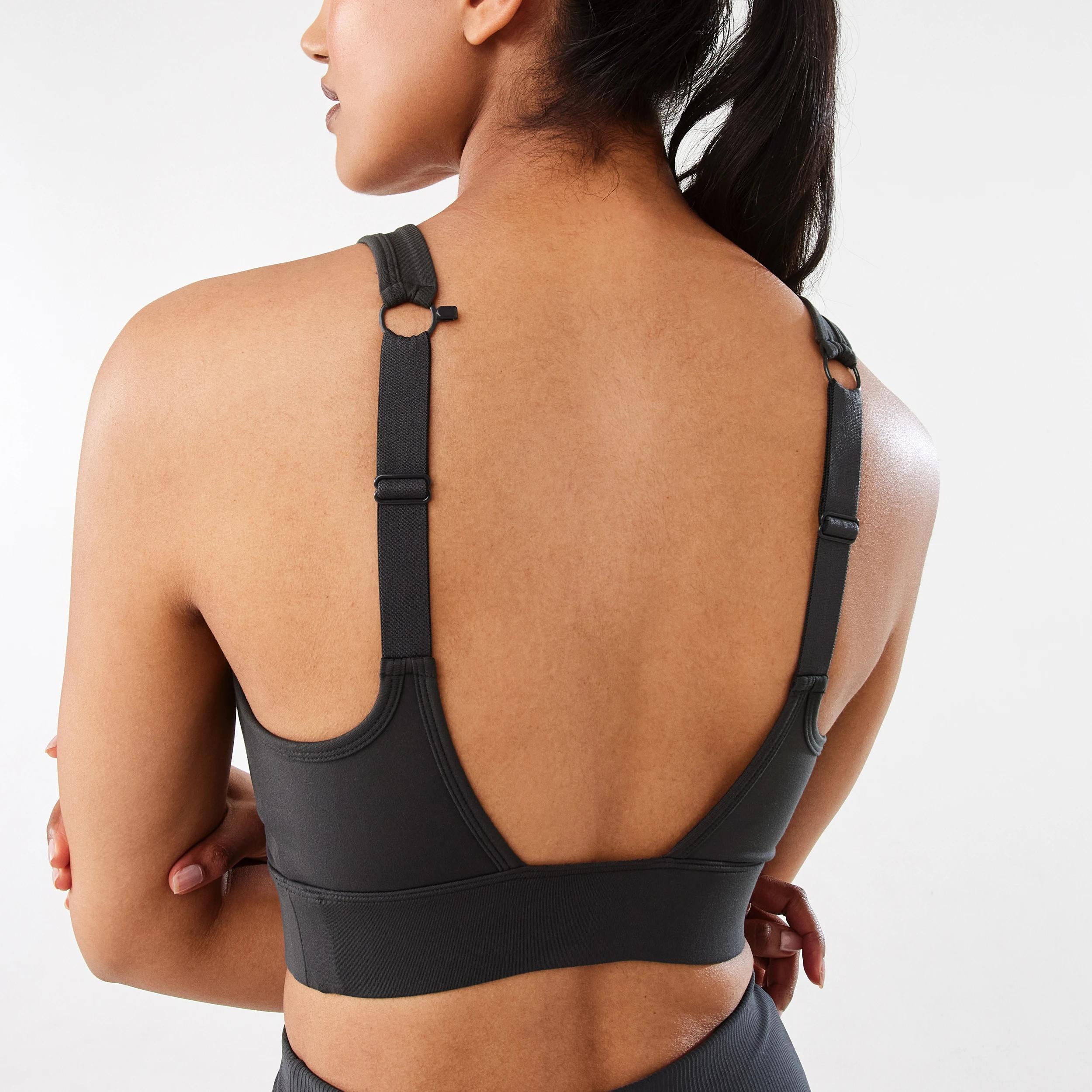 9 Active Womens Performance Crop Top DARKISH GREY, 9 of 10