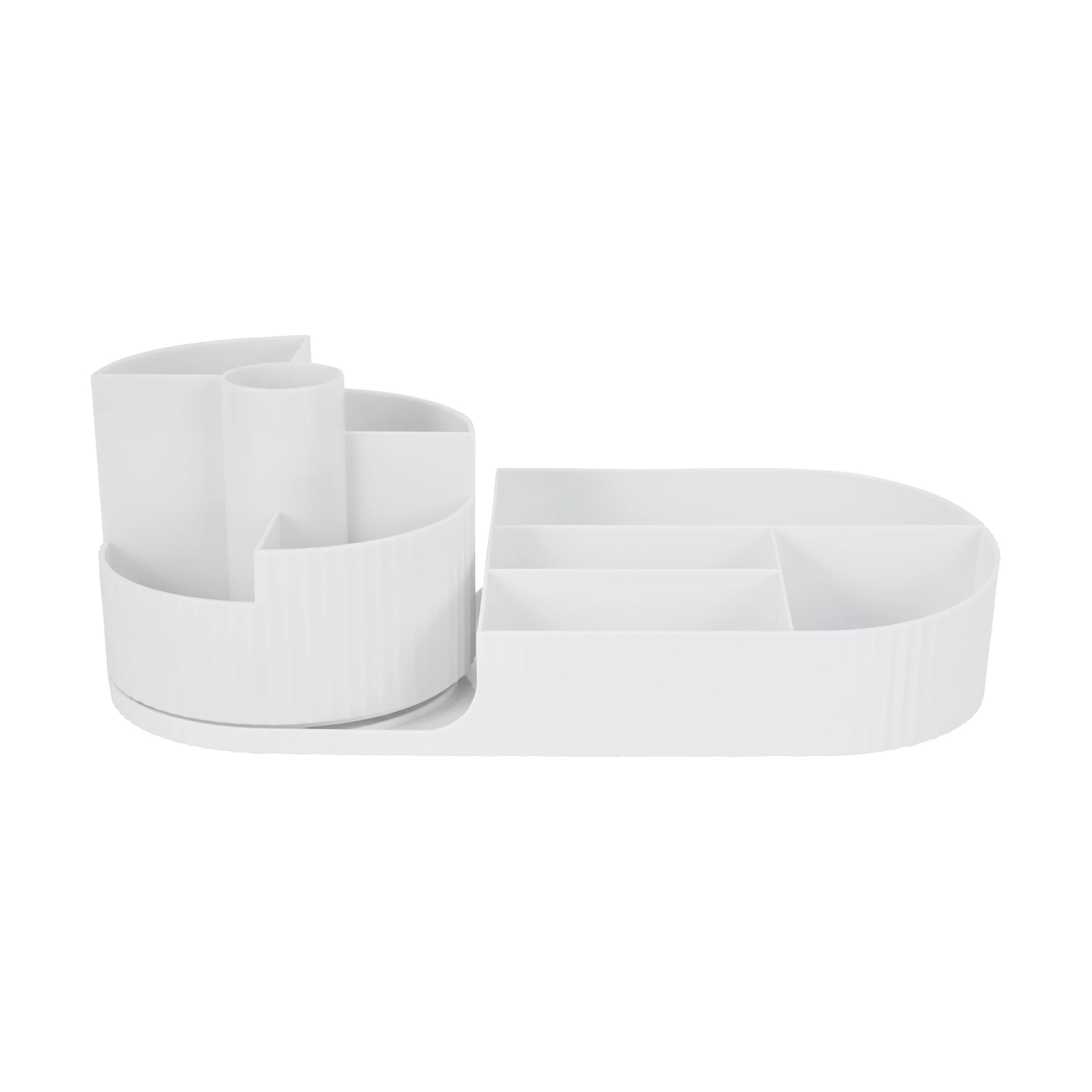 2 Rotating Desk Organiser - White, 2 of 8