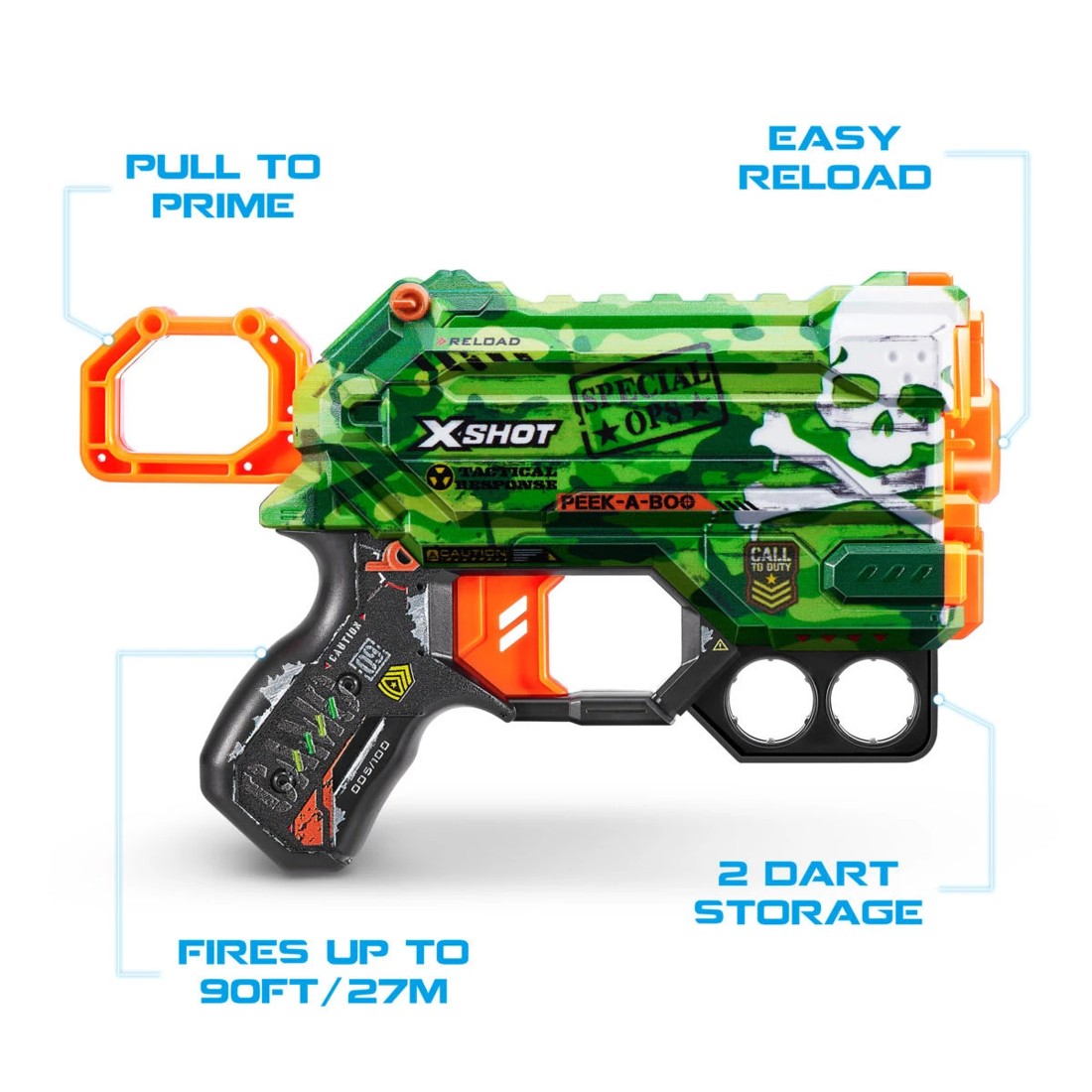 5 Zuru X-Shot Skins Menace Dart Blaster - Camo, 5 of 9