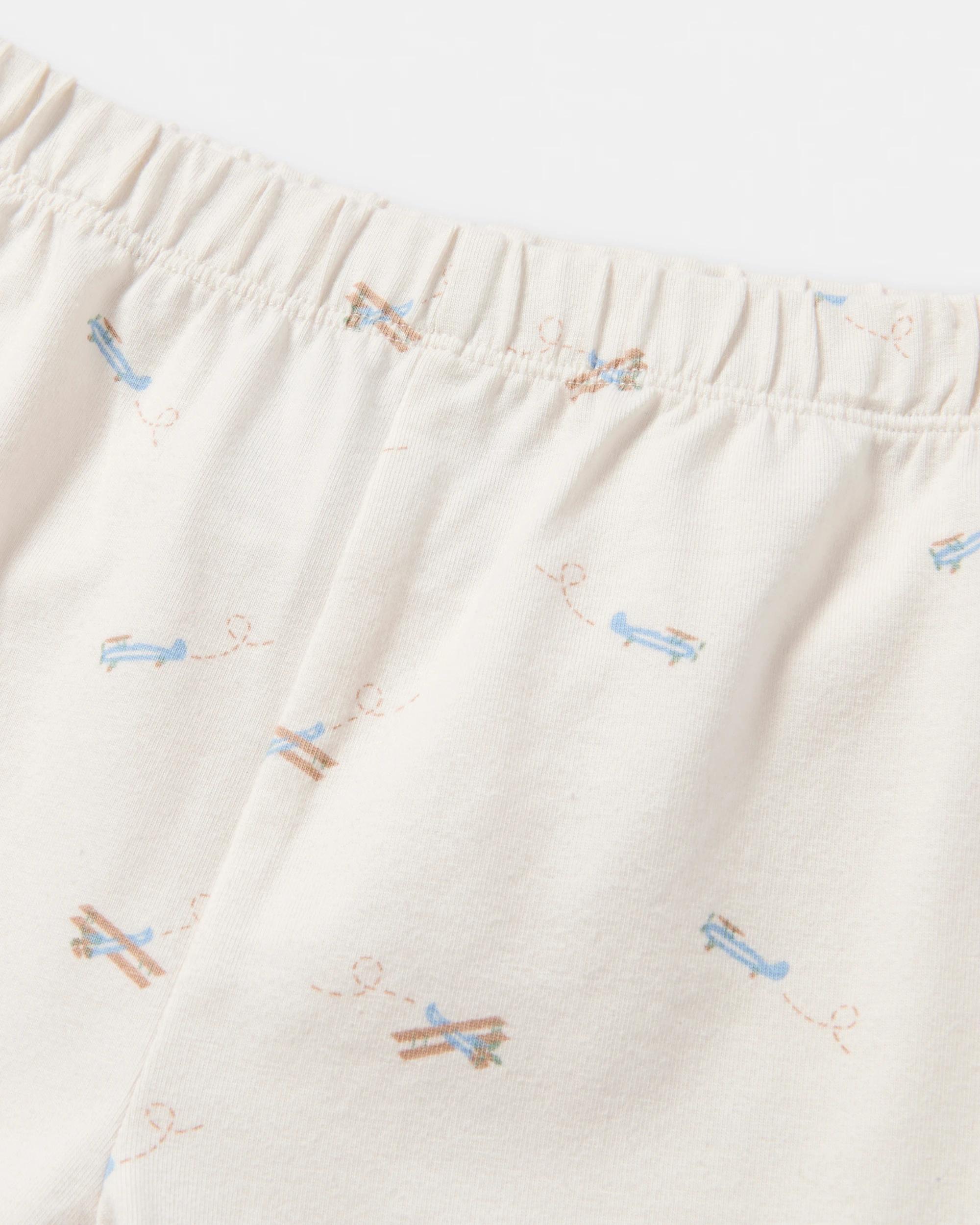 4 Short Sleeve Pyjama Set Tiny Plane, 4 of 5