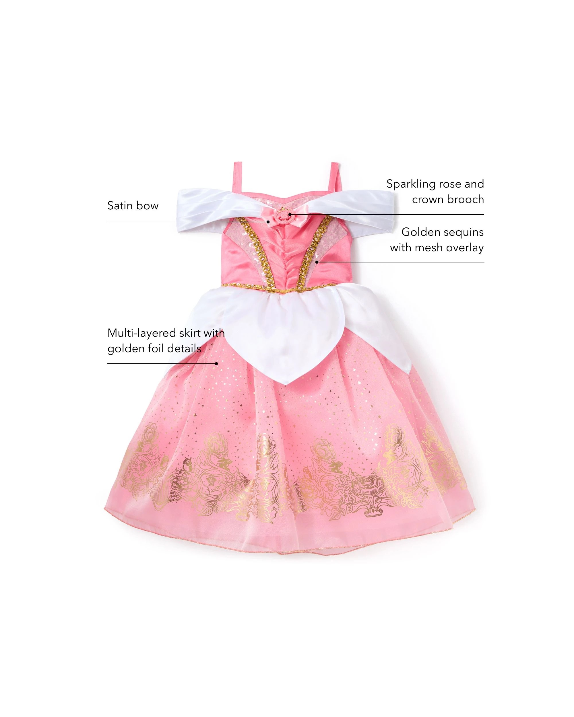 5 Disney Aurora Costume
 - Multi, 5 of 6