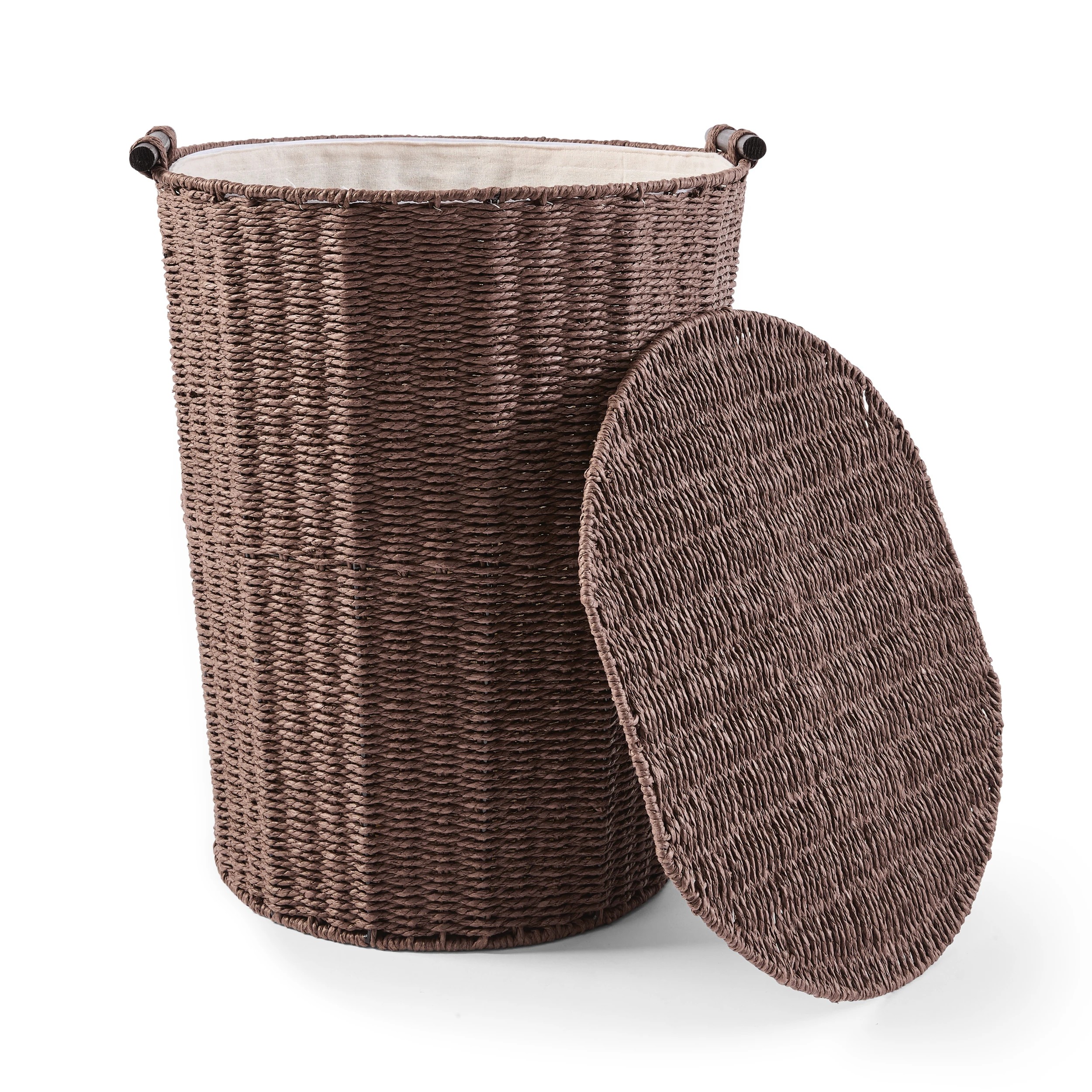 5 Paper Rope Laundry Hamper - Brown, 5 of 7