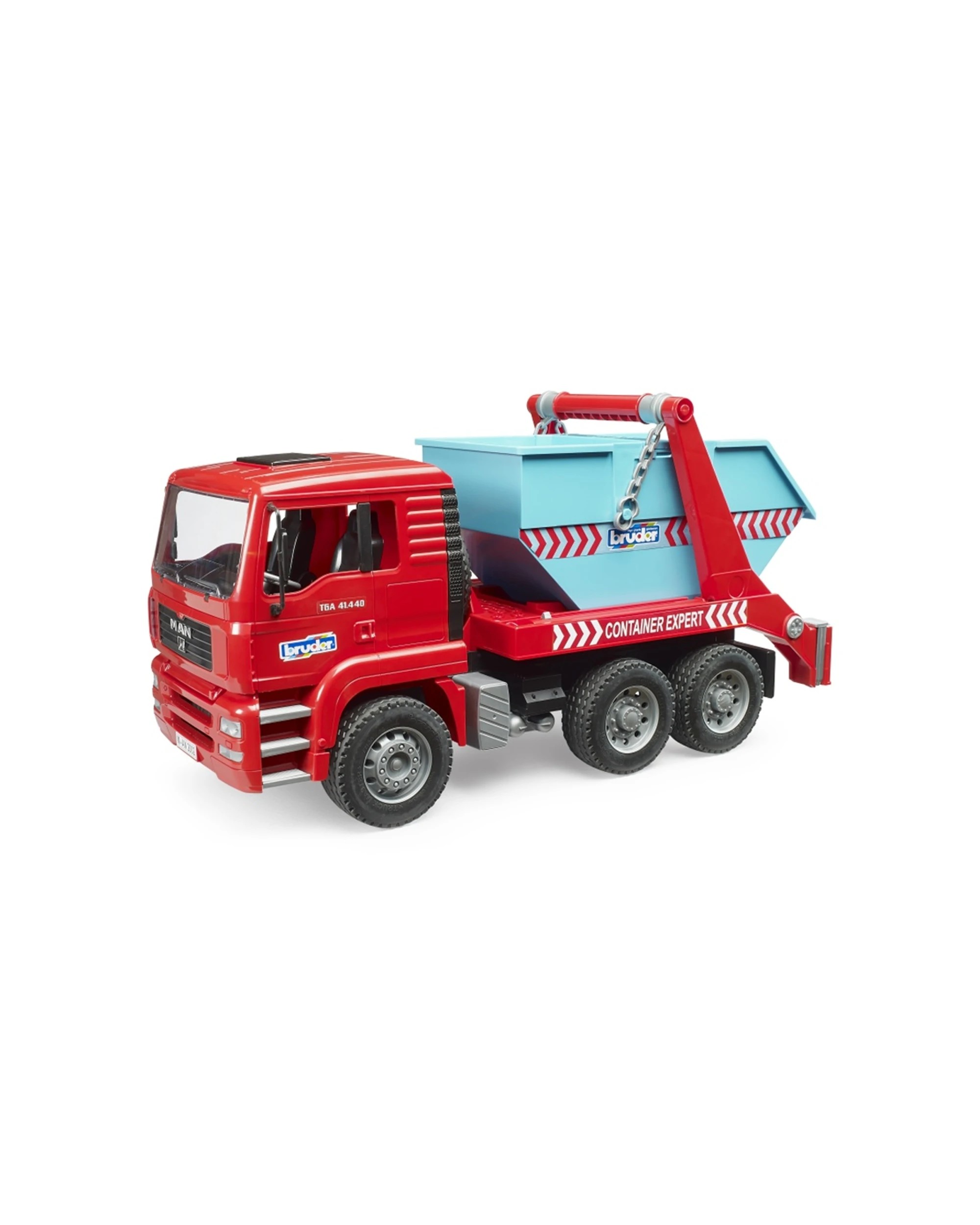 1 Bruder MAN TGA Skip Container Truck Extendible Supports Kids Toy - Multi, 1 of 4