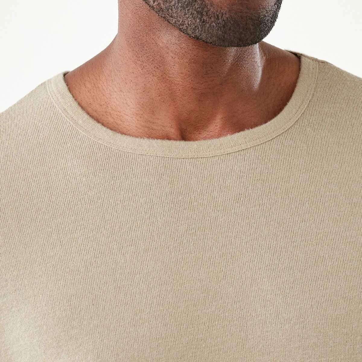 5 Long Sleeve Brushed Knit Top Oxford, 5 of 6
