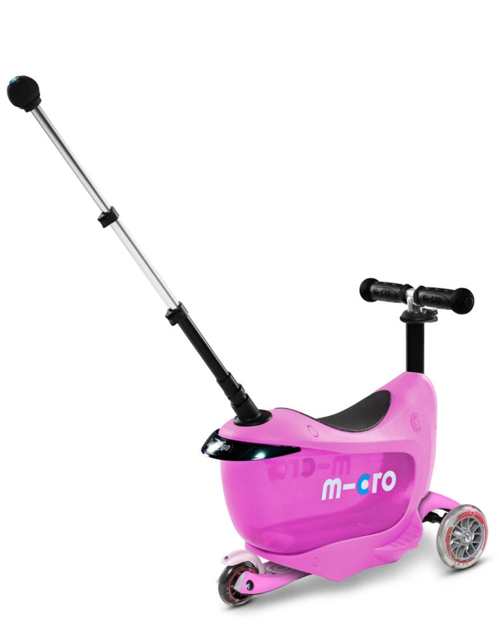 3 Micro Mini2Go Deluxe Plus 3 Wheel Scooter - Pink, 3 of 4