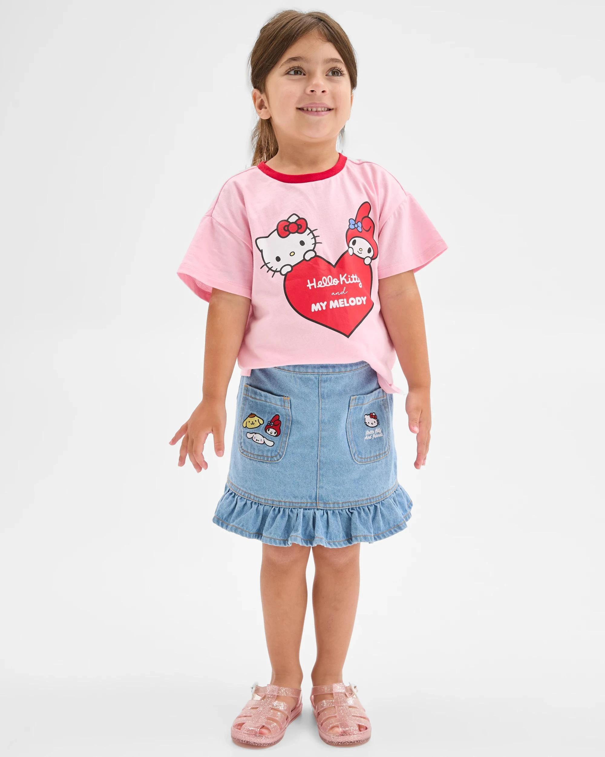 2 Hello Kitty Australian Cotton Print T-Shirt PINK, 2 of 5