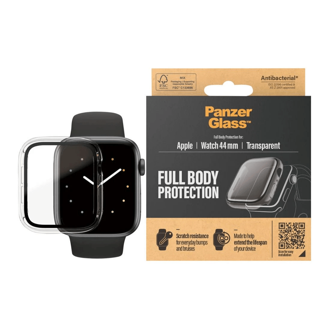 2 PanzerGlass Full Body Case Apple Watch 44mm Clear, 2 of 4