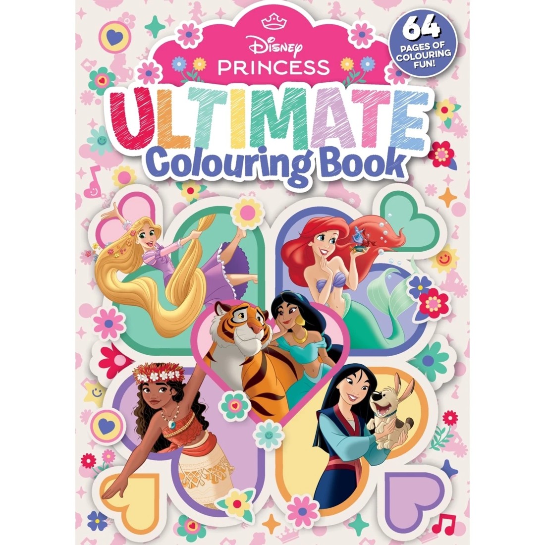 1 Disney Princess Ultimate Colouring Book, 1 of 1