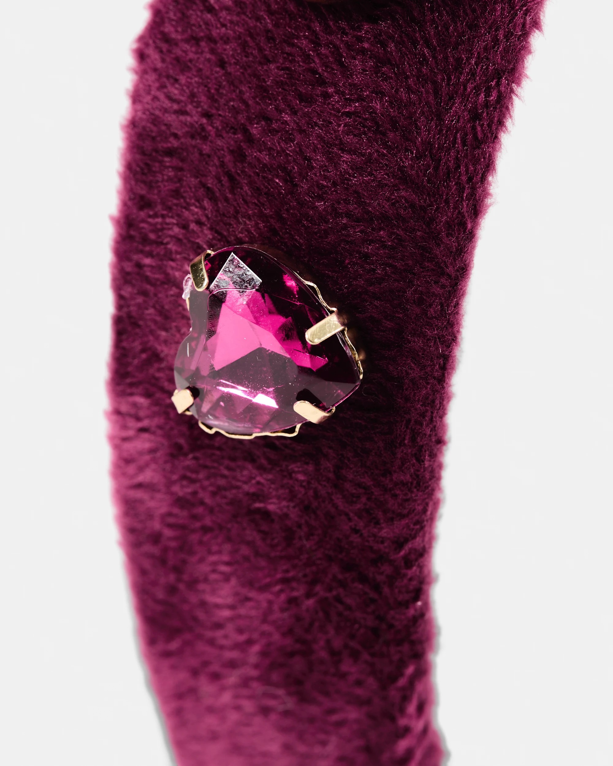 2 Velour Headband - Red, 2 of 4