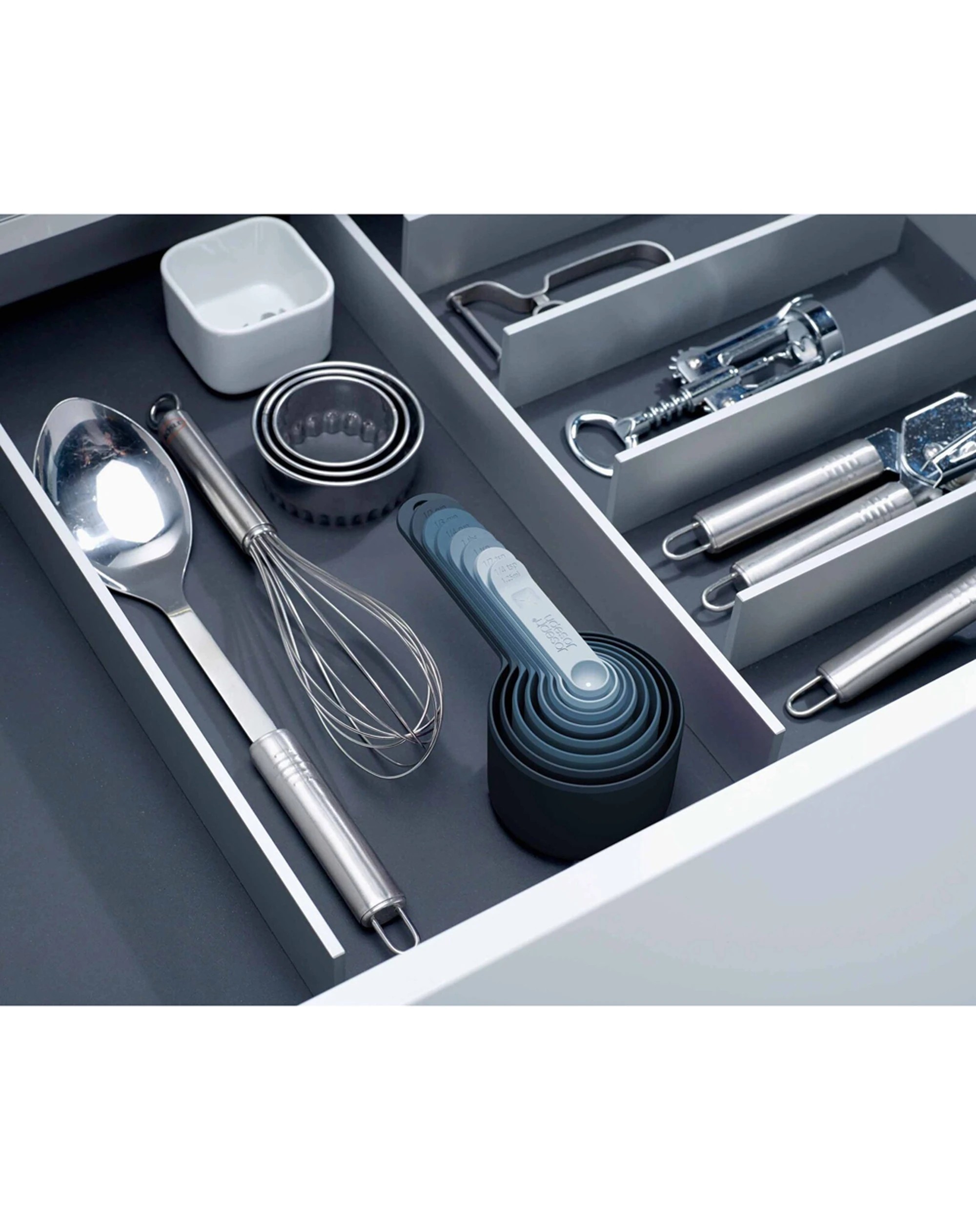 6 Joseph Joseph 8pc Nest Measure Stackable Measuring Cup Set Sky - Multi, 6 of 6